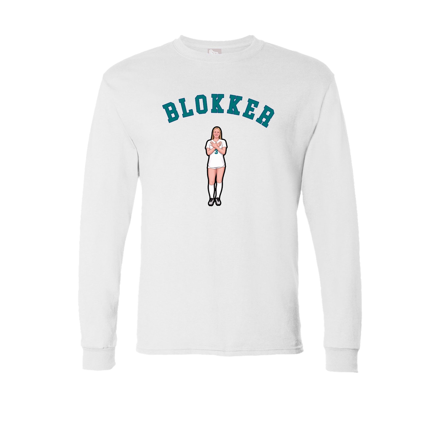 Long Sleeve Tee — Shirsey Arch in White