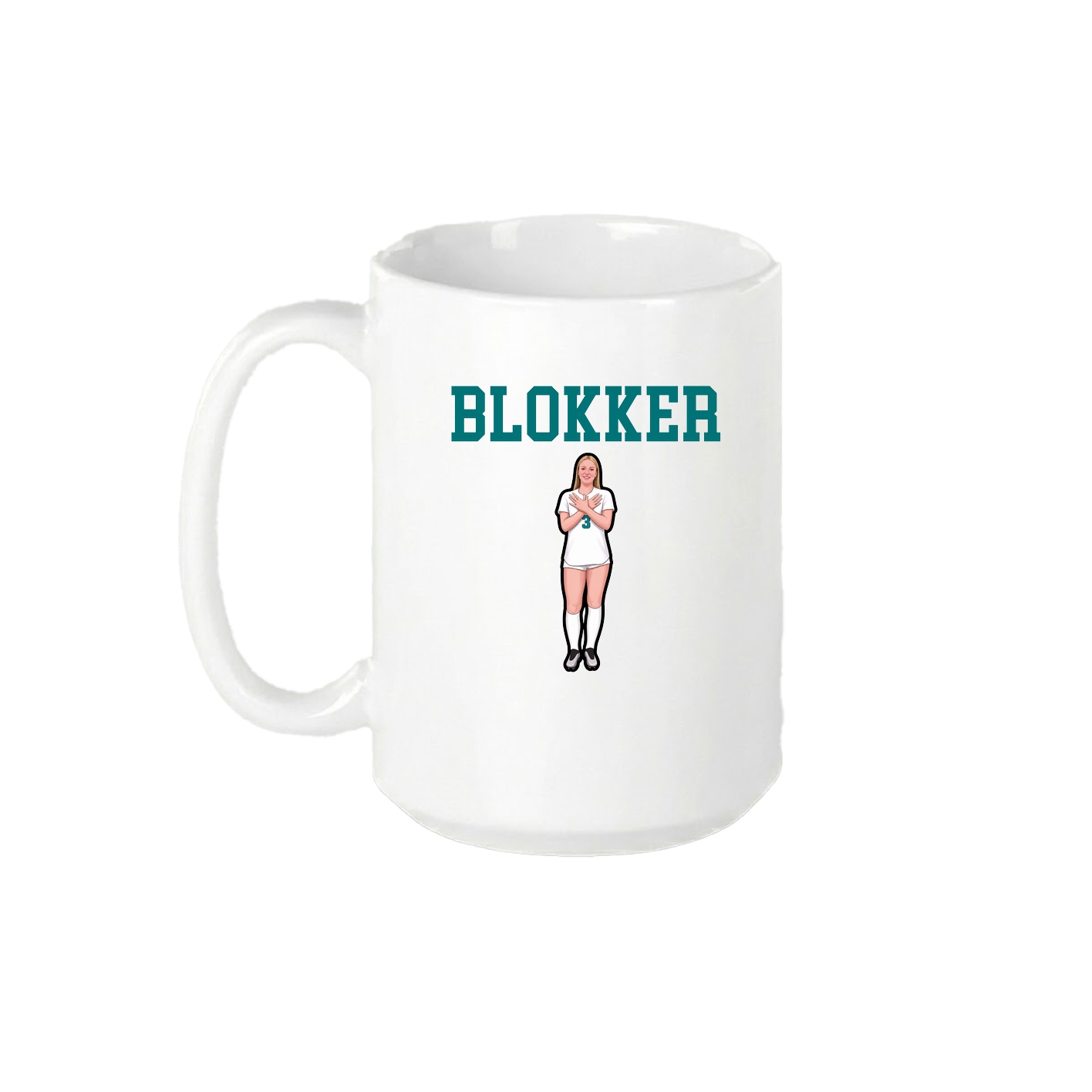 15oz Coffee Mug — Shirsey in White