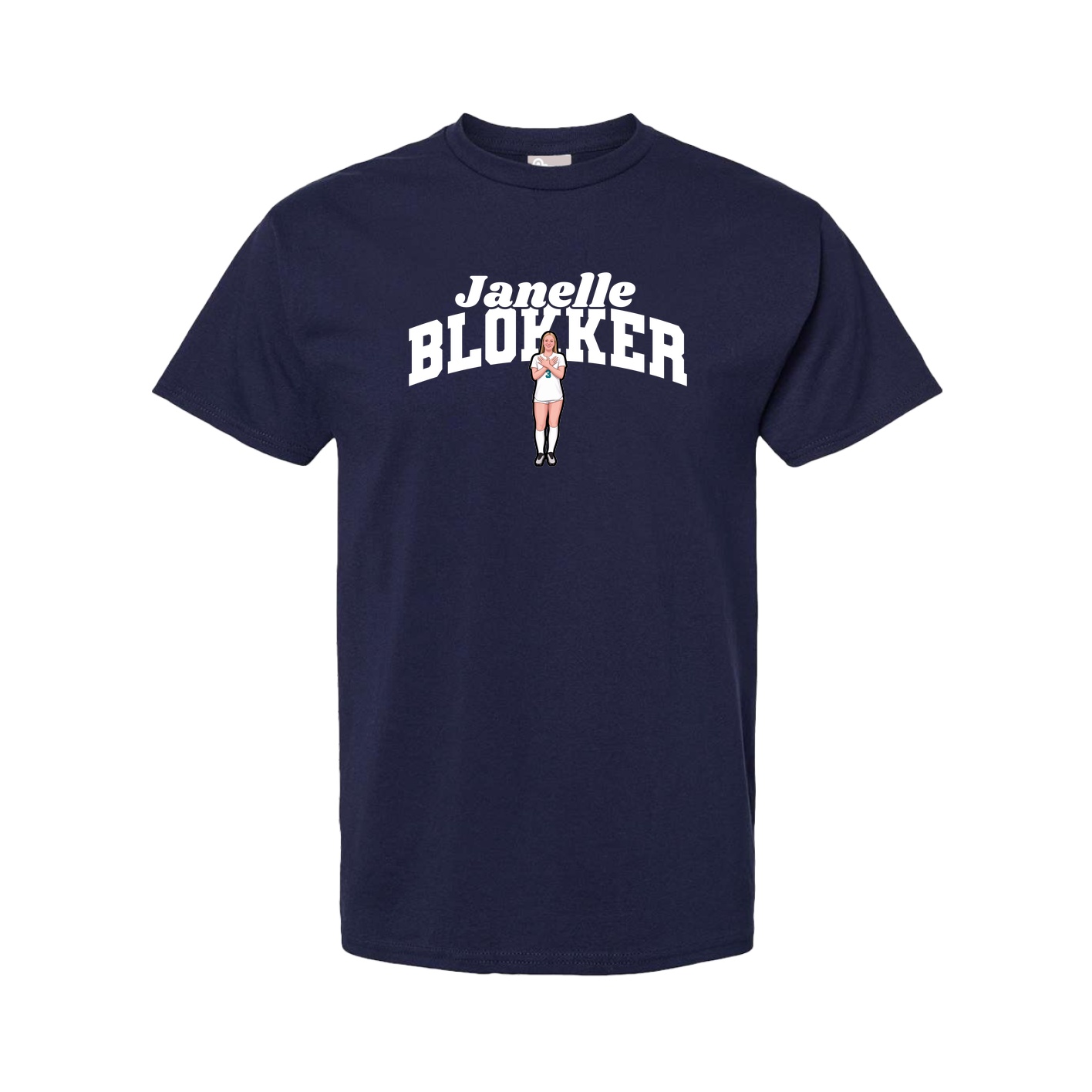 Tee — Signature Arch in Navy