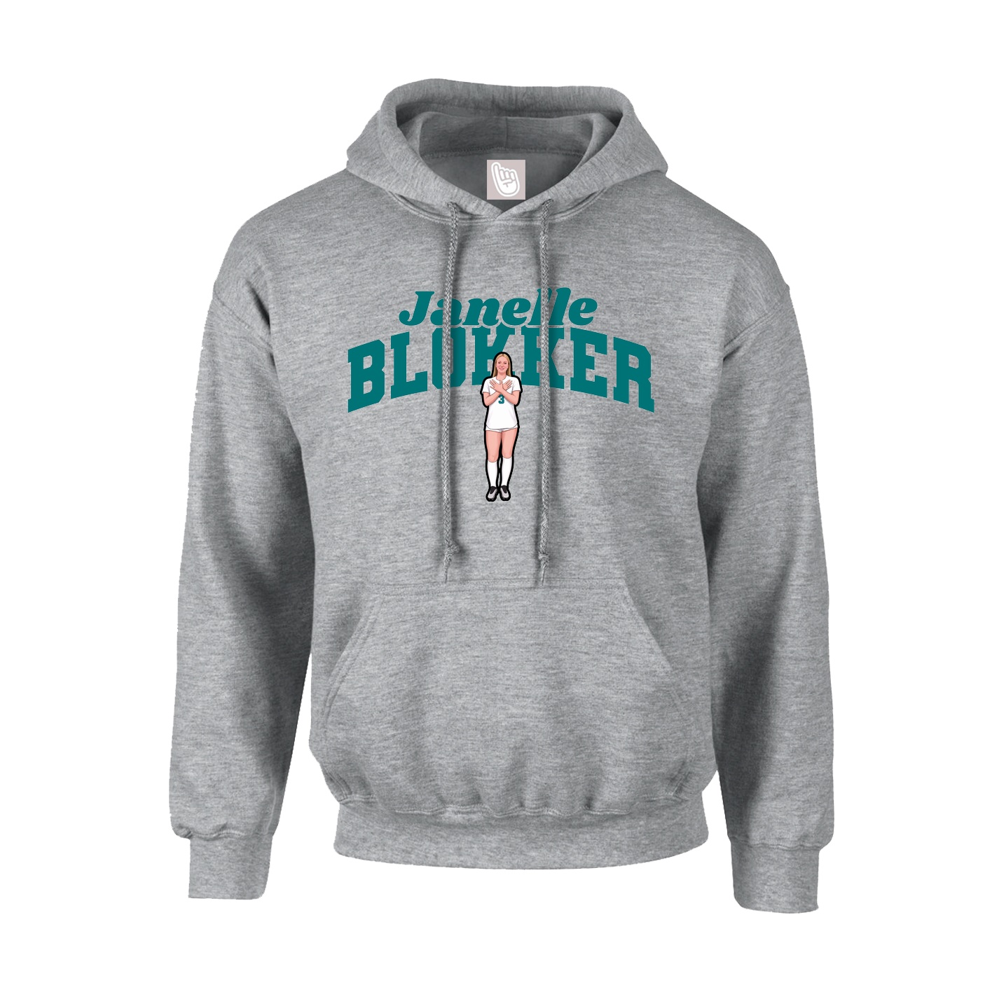 Hoodie — Signature Arch in Grey