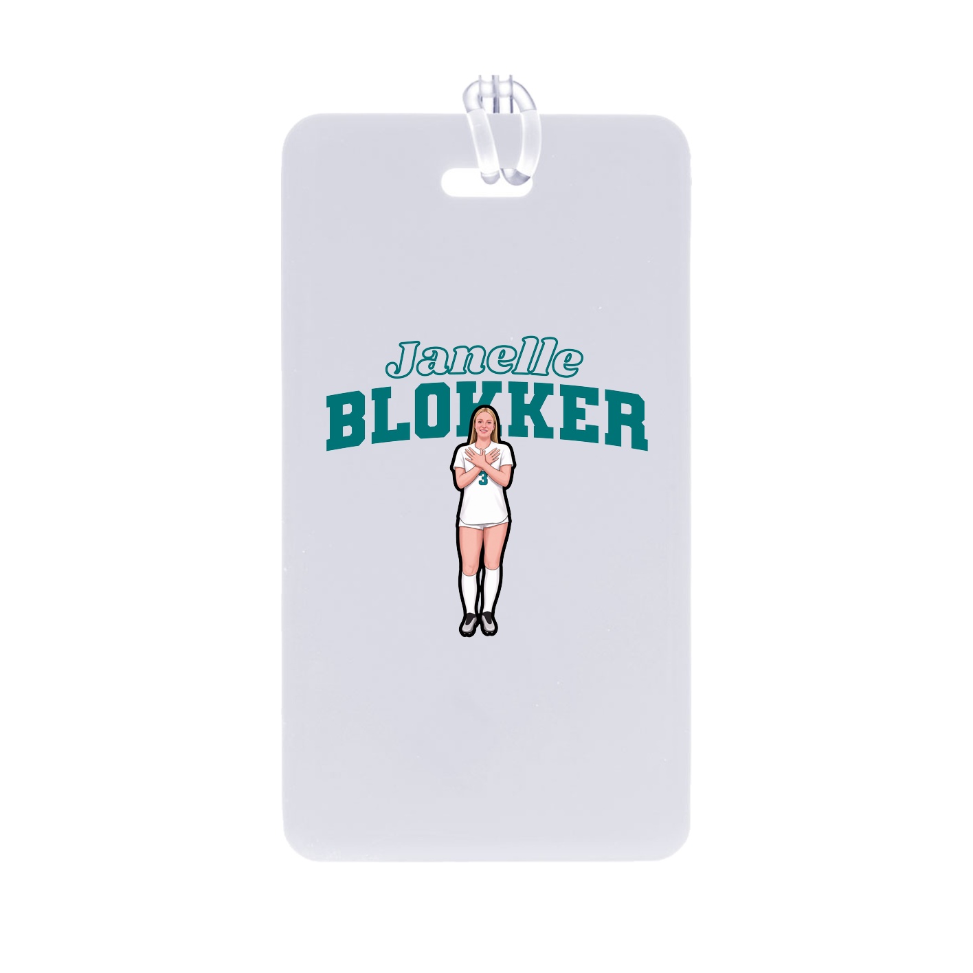 Bag Tag — Name Arch in Classic