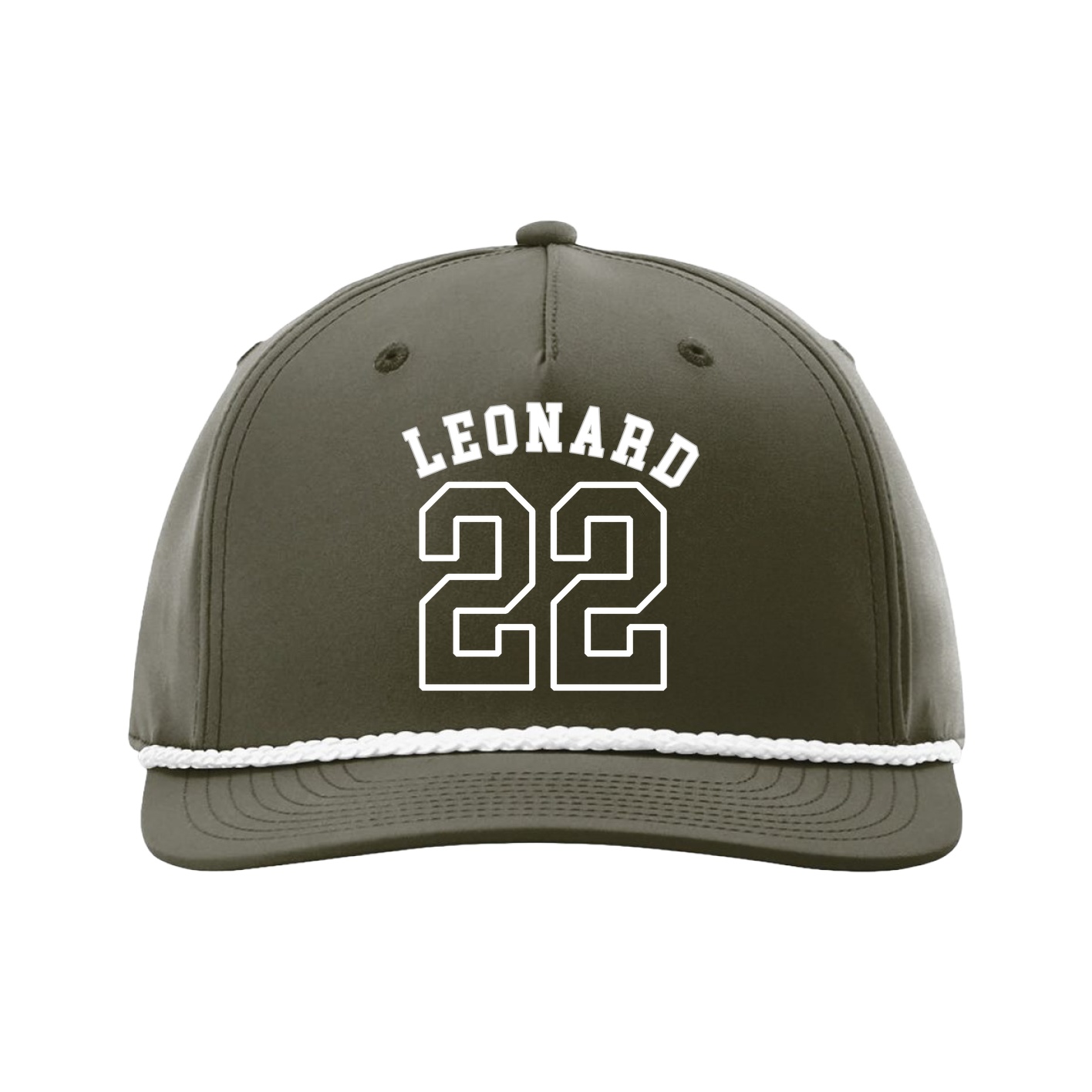 Five-Panel Classic Rope Cap — Shirsey Arch in Green