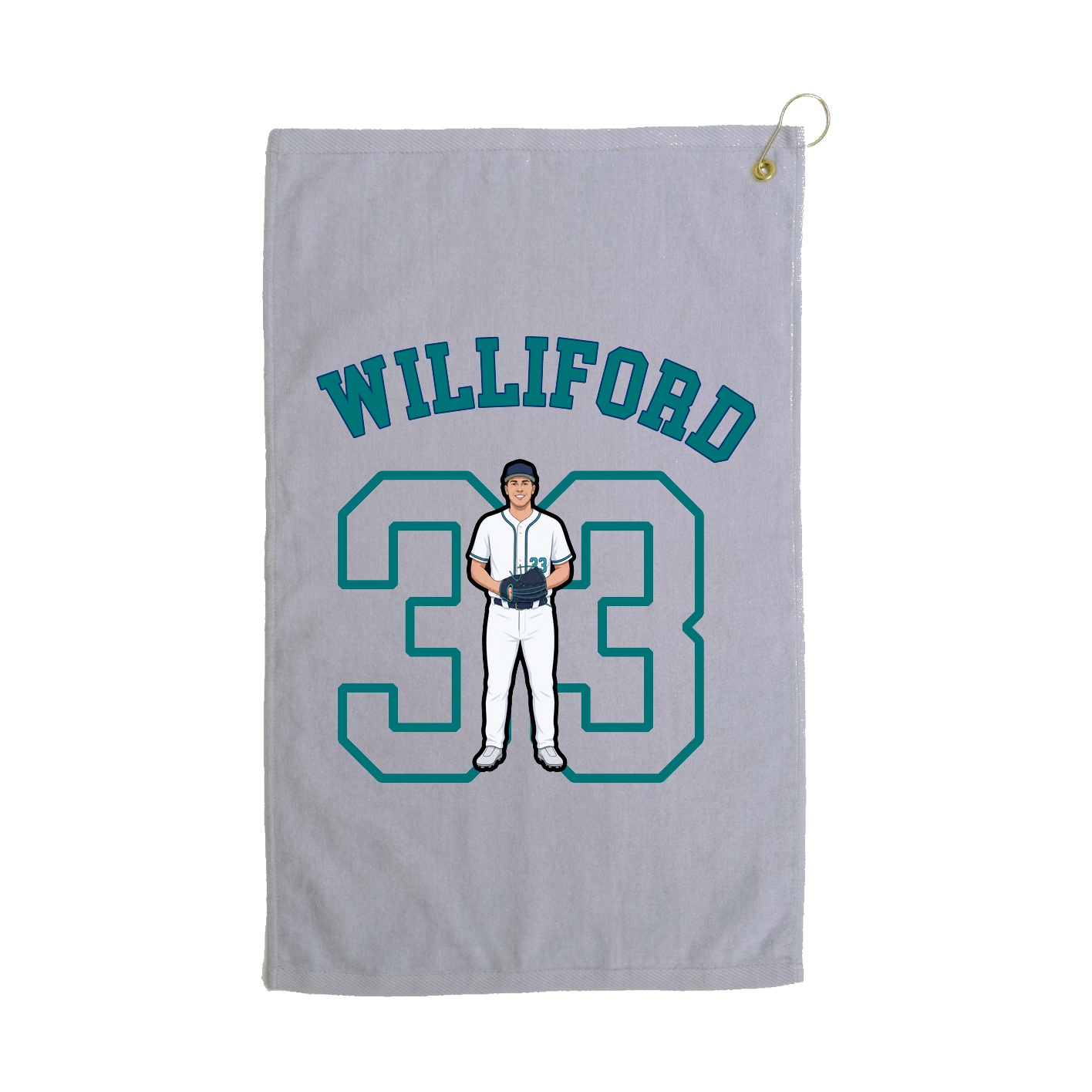 Golf Towel — Shirsey Arch in Grey