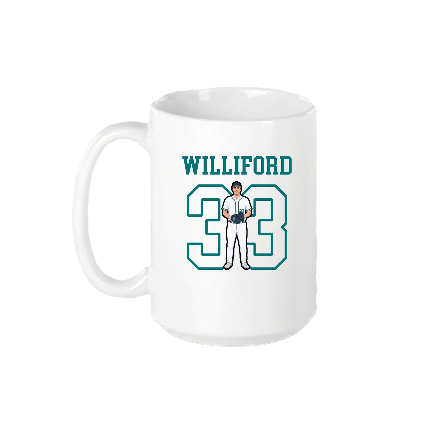 15oz Coffee Mug — Shirsey in White