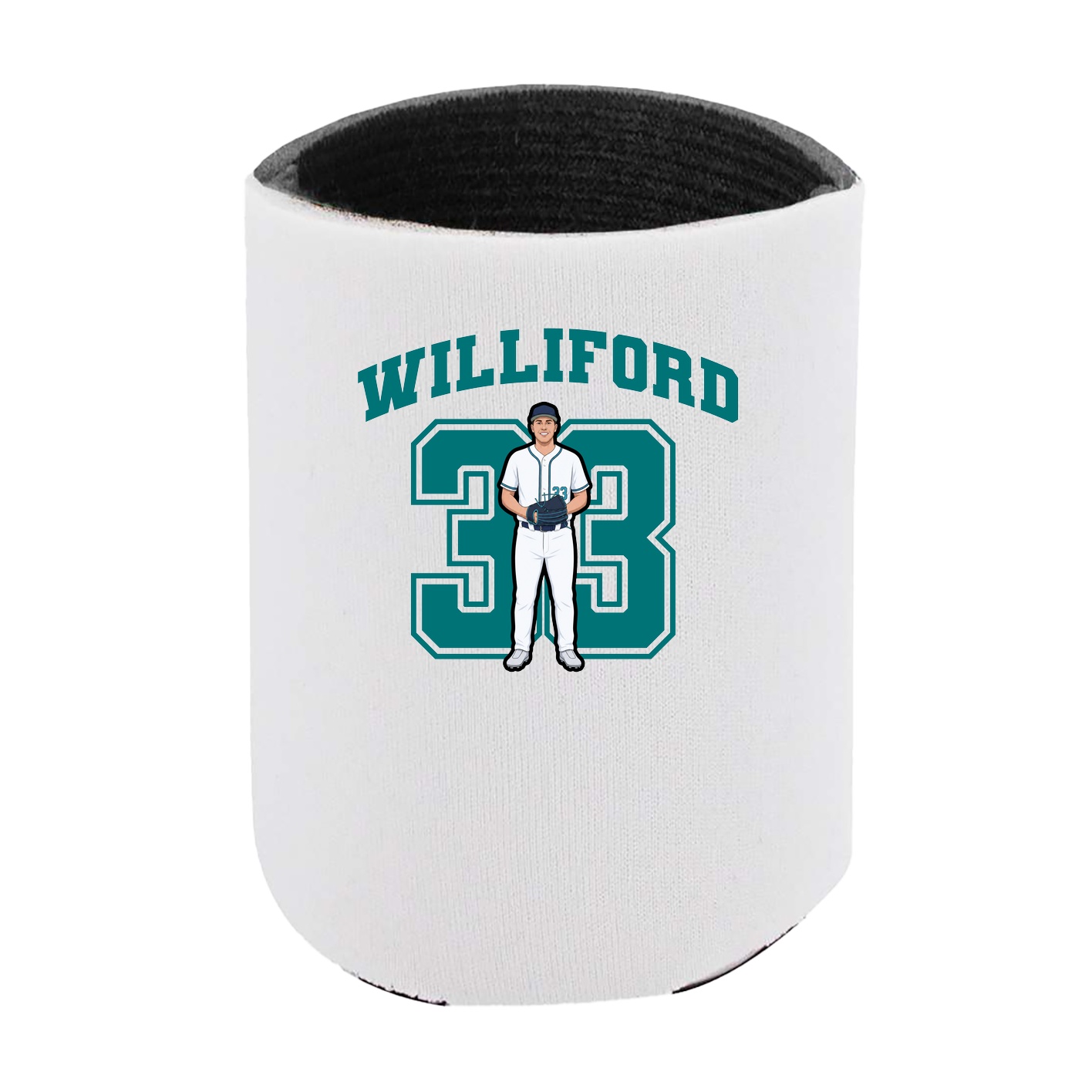 Can Holder — Number in White
