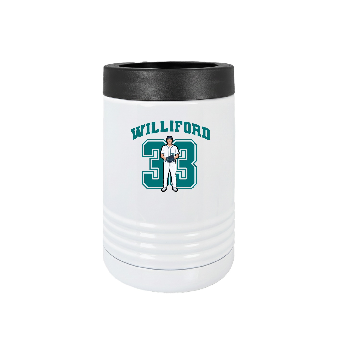 Beverage Holder — Number in White