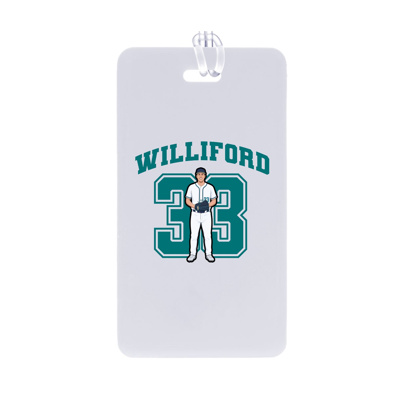 Bag Tag — Number in Classic