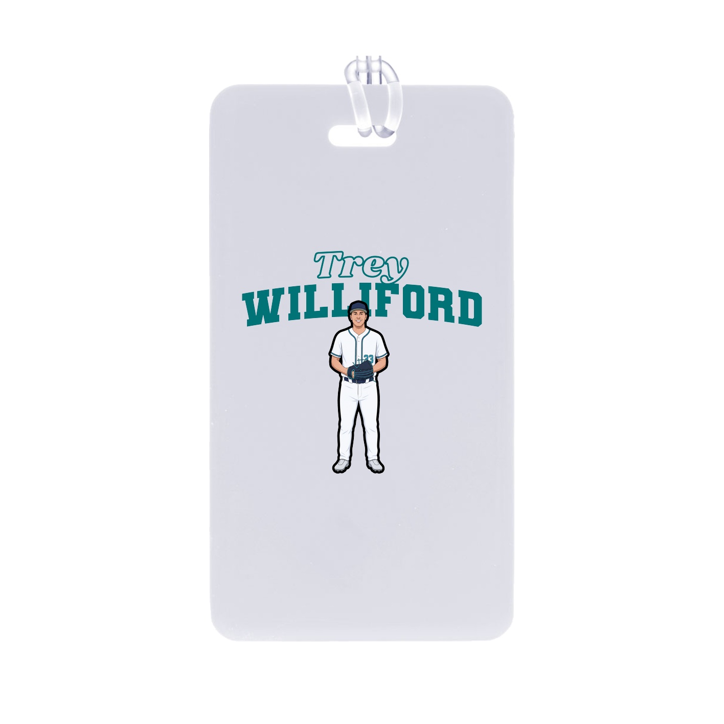 Bag Tag — Name Arch in Classic