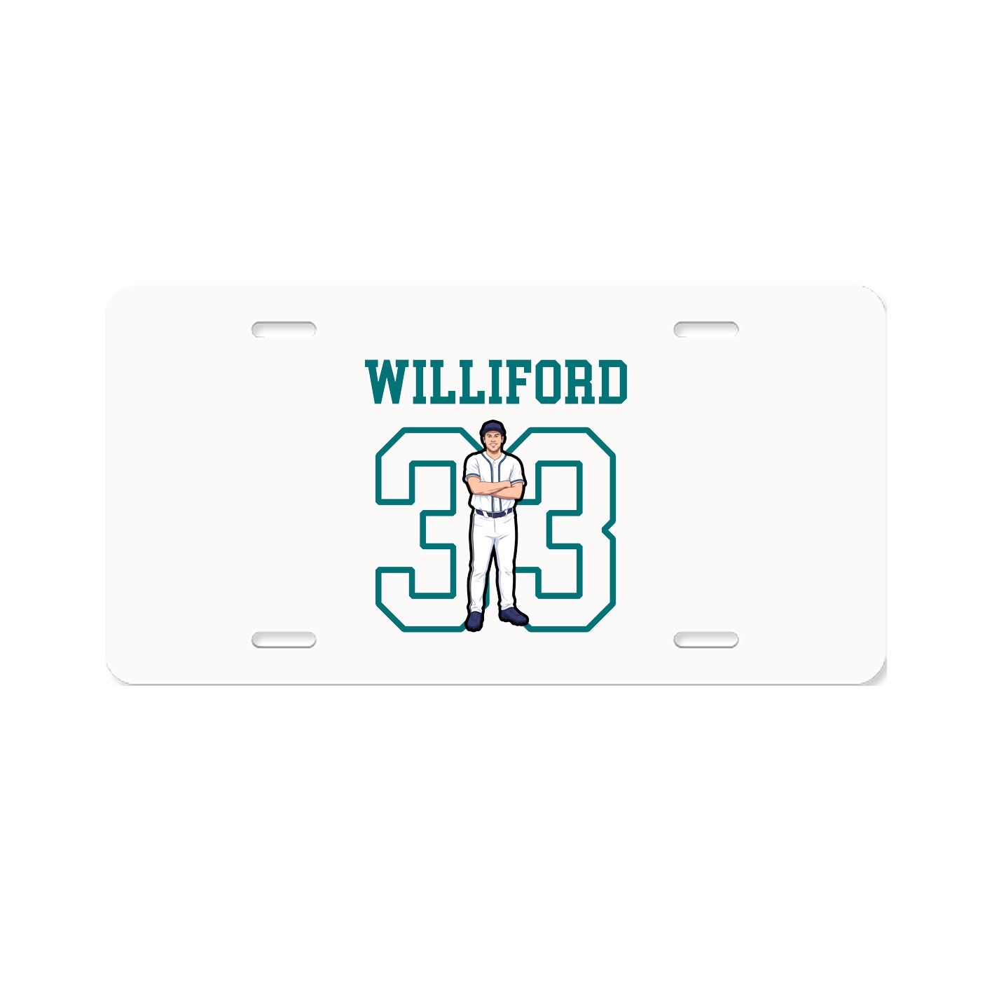 License Plate — Shirsey in Classic