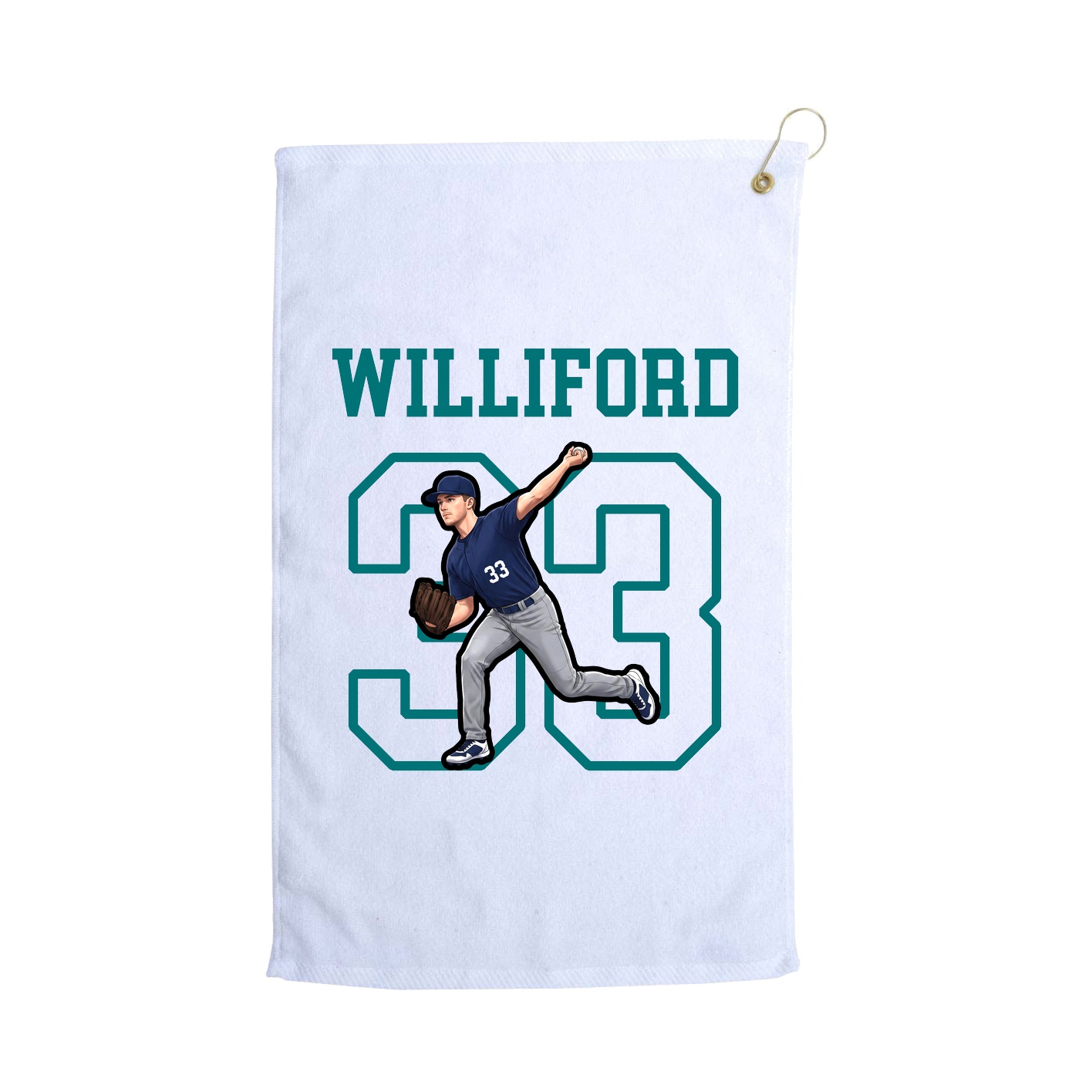 Golf Towel — Shirsey in White
