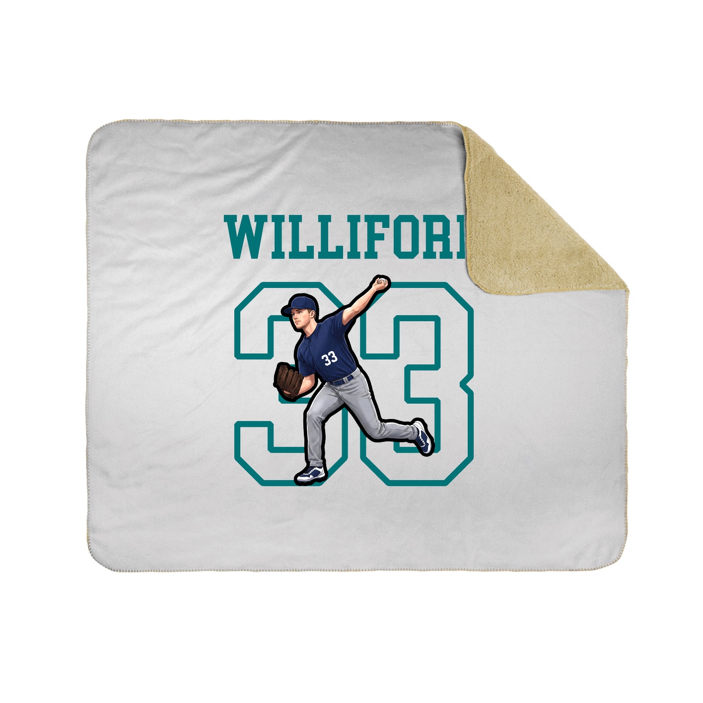 Throw Blanket — Shirsey in White