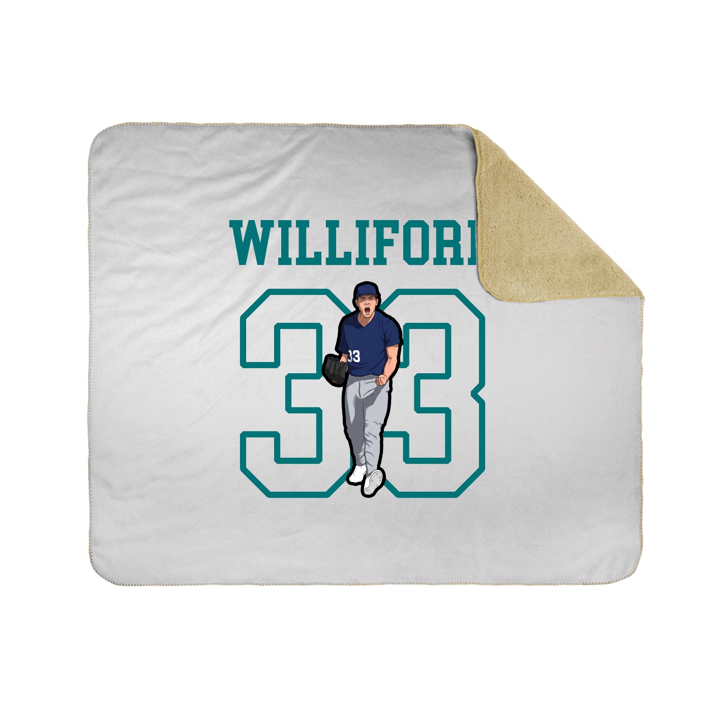 Throw Blanket — Shirsey in White