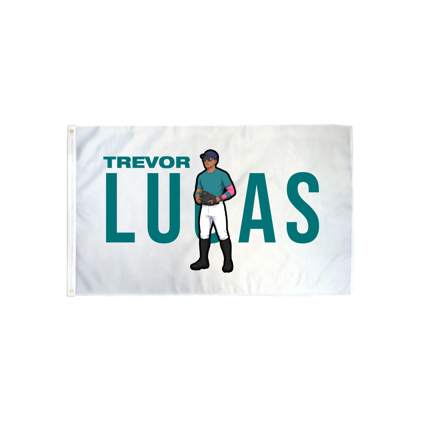 3x5 Flag — Player Name in Classic