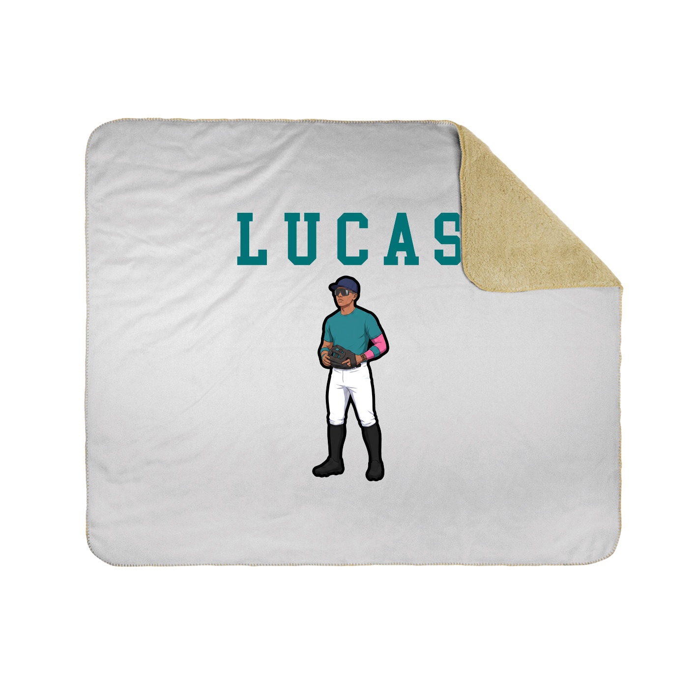 Throw Blanket — Shirsey in White