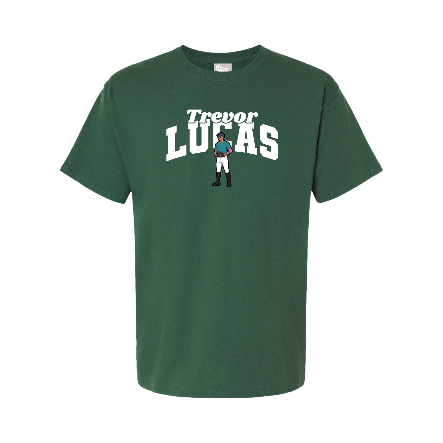 Youth Tee — Signature Arch in Green