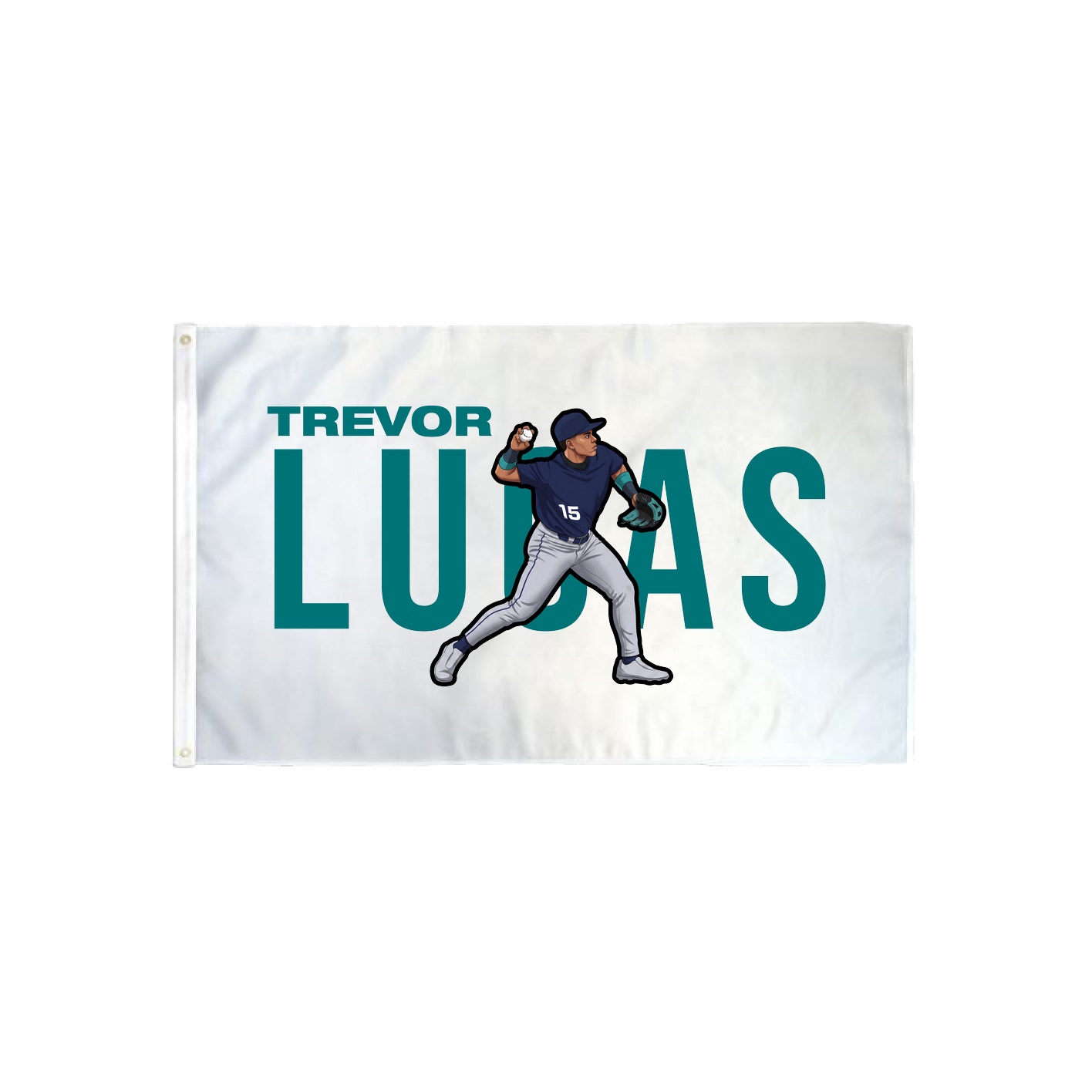 3x5 Flag — Player Name in Classic