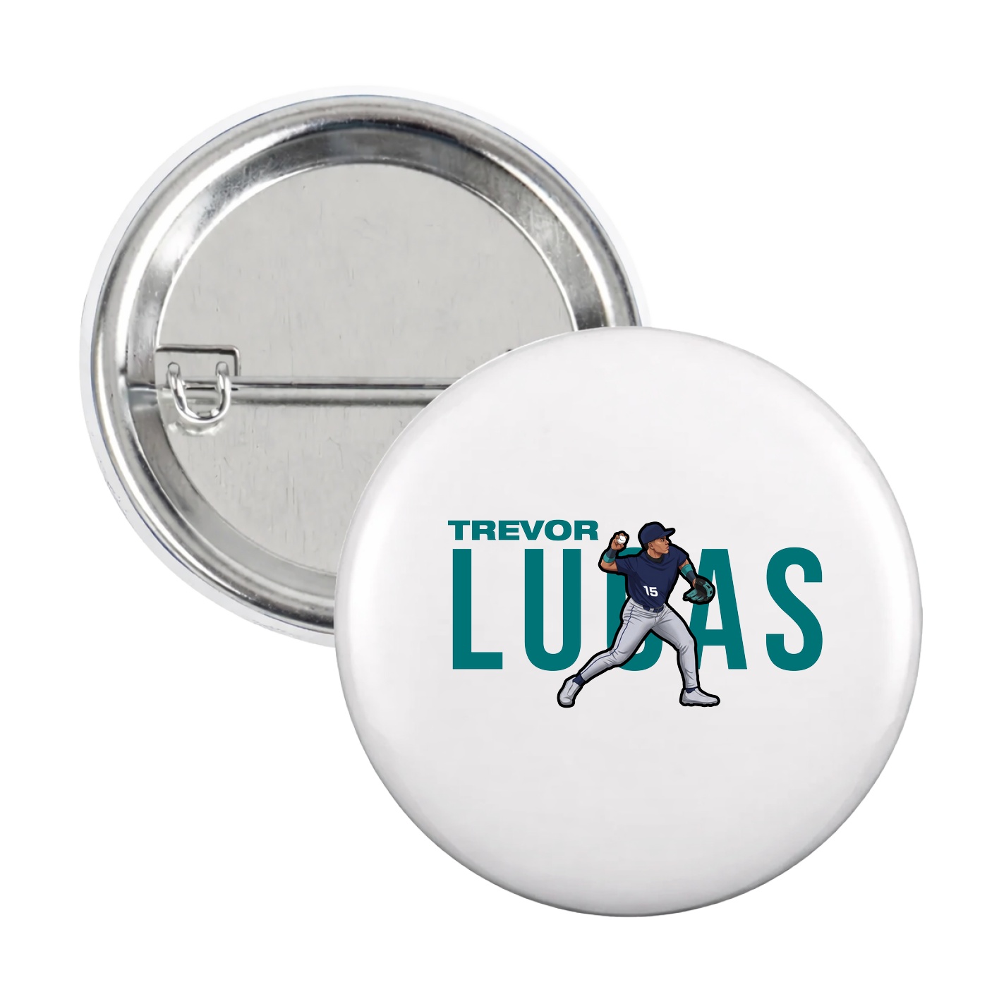 Game Day Button — Player Name in White