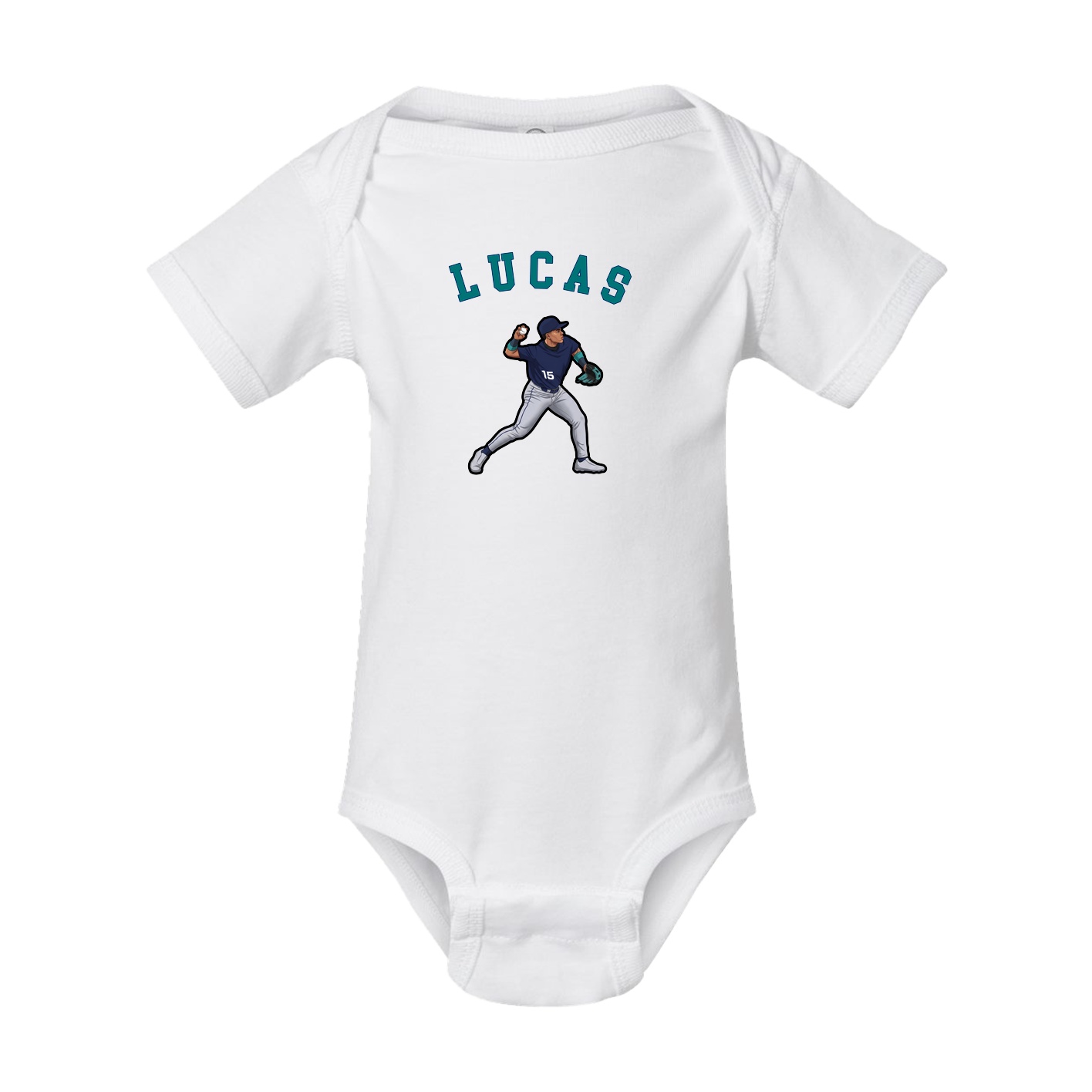 Baby Onesie — Shirsey Arch in White