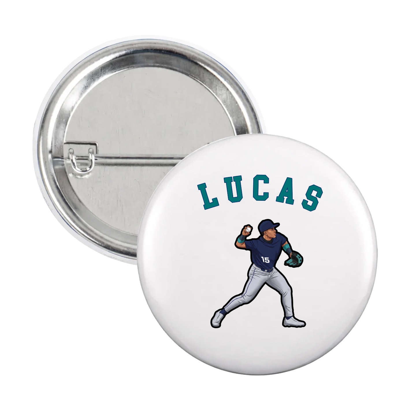 Game Day Button — Shirsey Arch in White