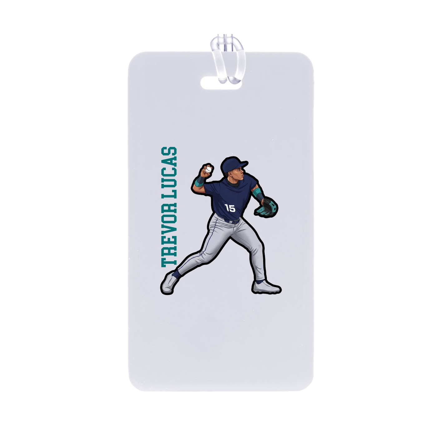 Bag Tag — Name Vertical in Classic