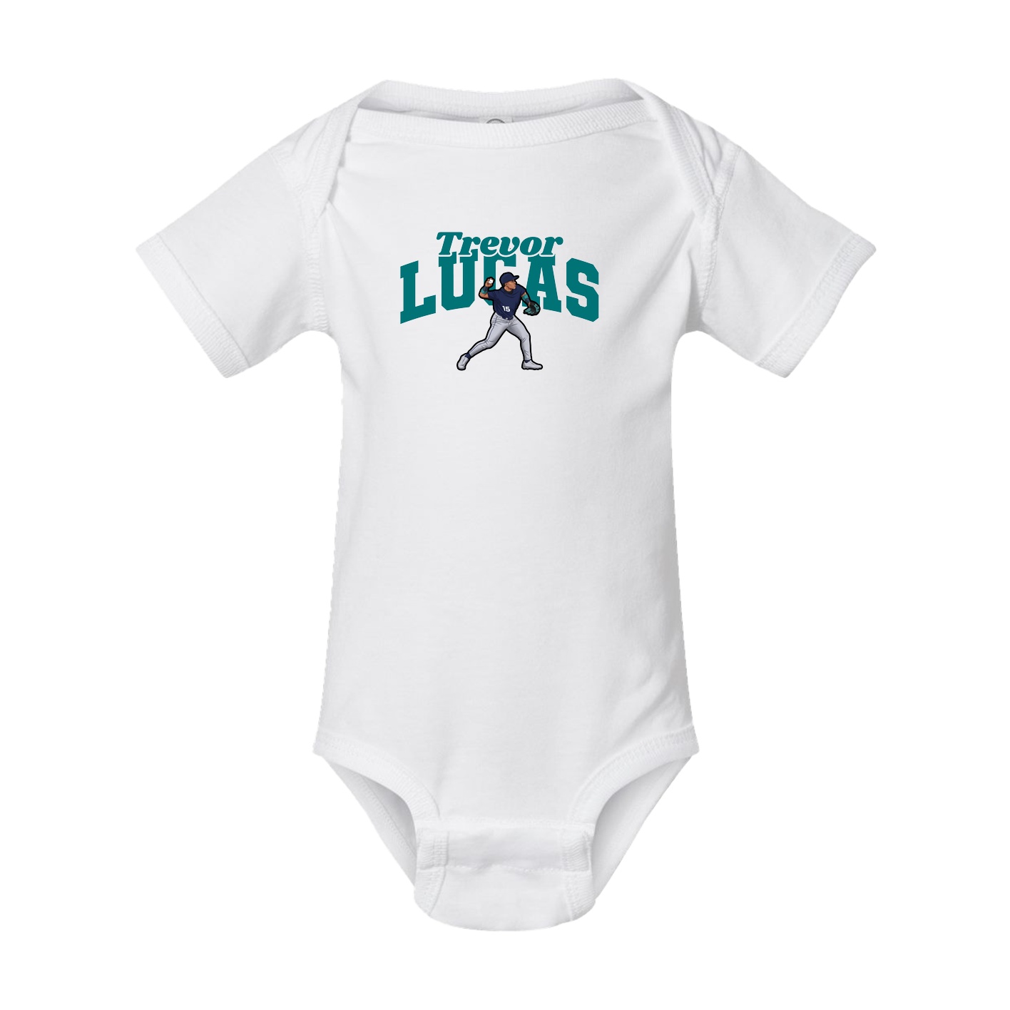 Baby Onesie — Signature Arch in White