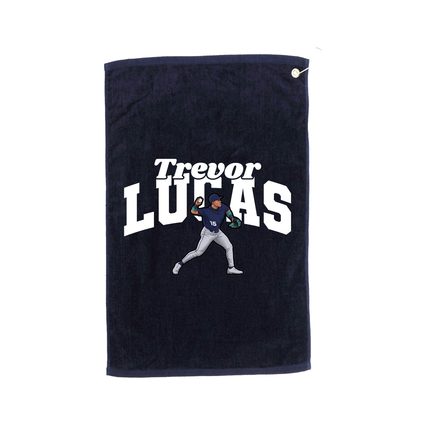Golf Towel — Signature Arch in Navy