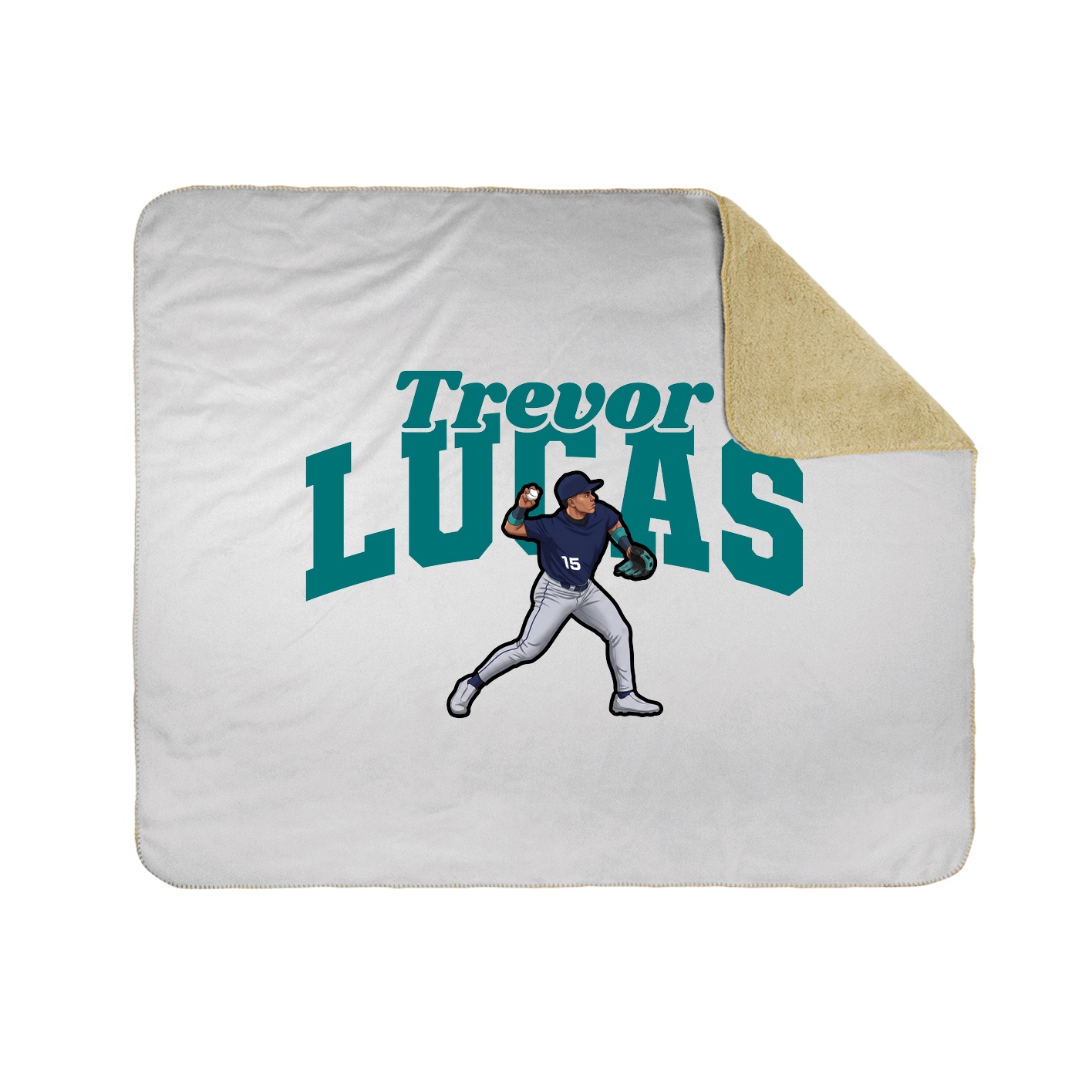 Throw Blanket — Signature Arch in White