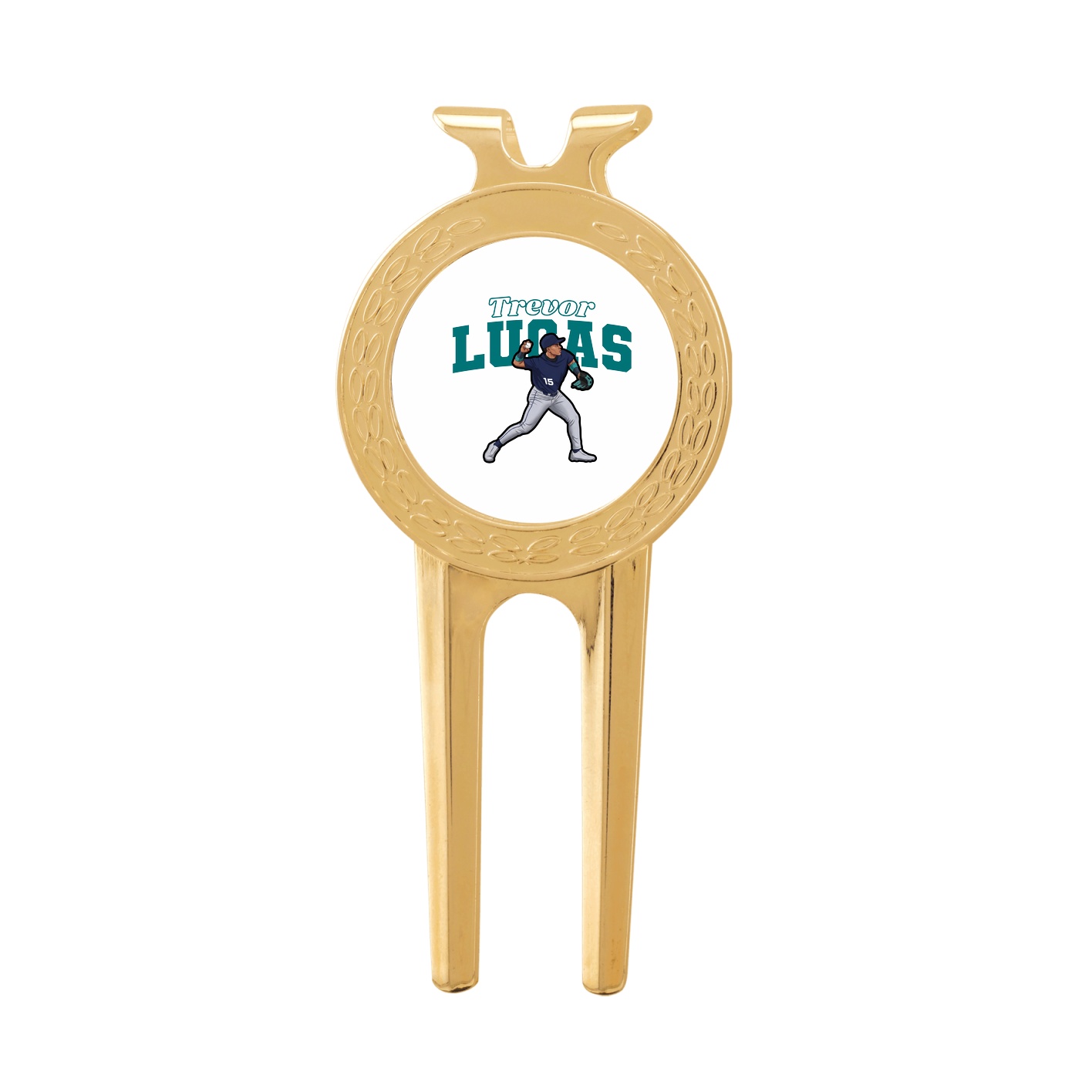 Divot Tool with Ball Marker — Name Arch in Classic
