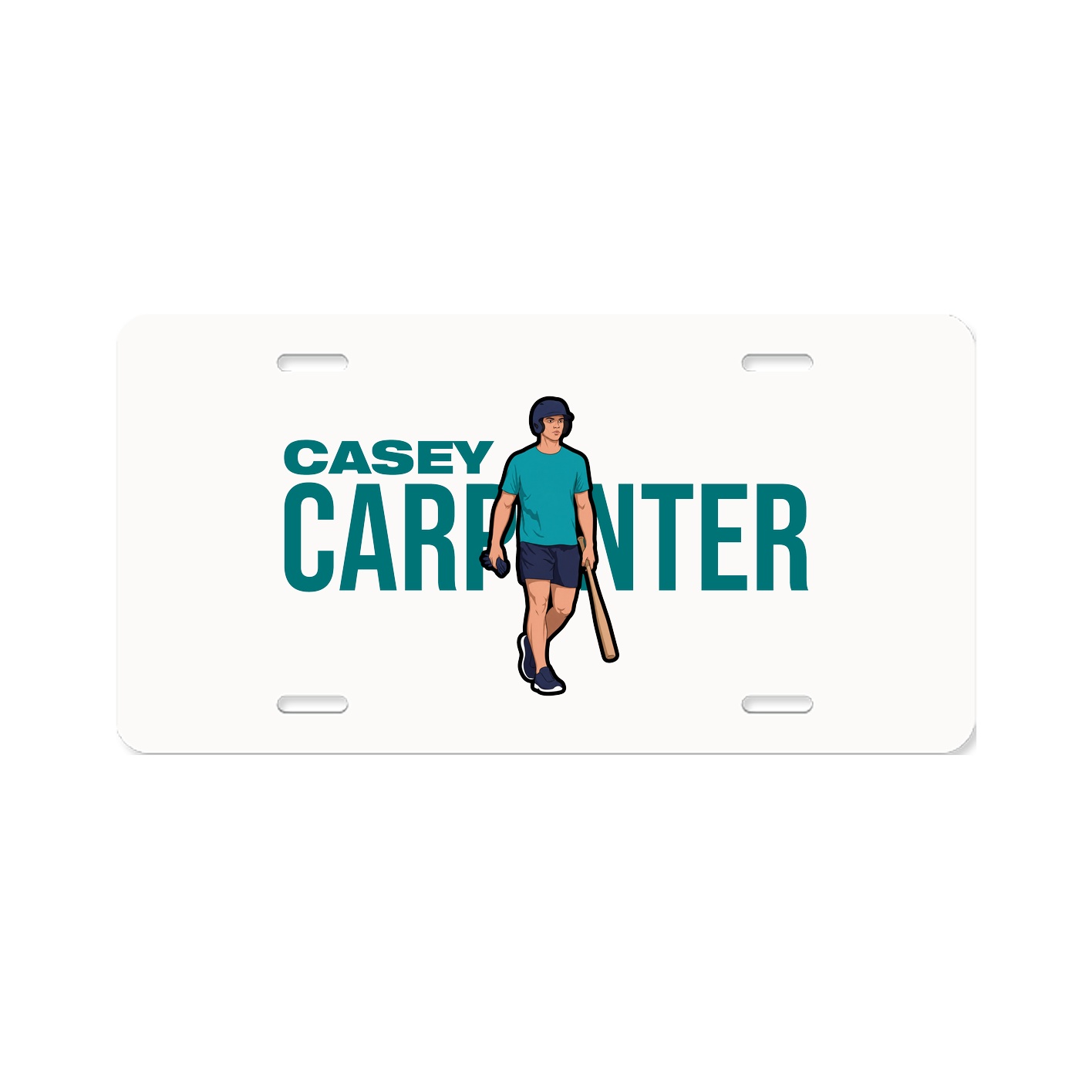 License Plate — Player Name in Classic