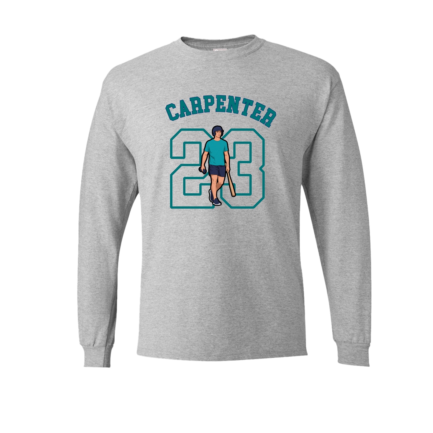 Long Sleeve Tee — Shirsey Arch in Grey