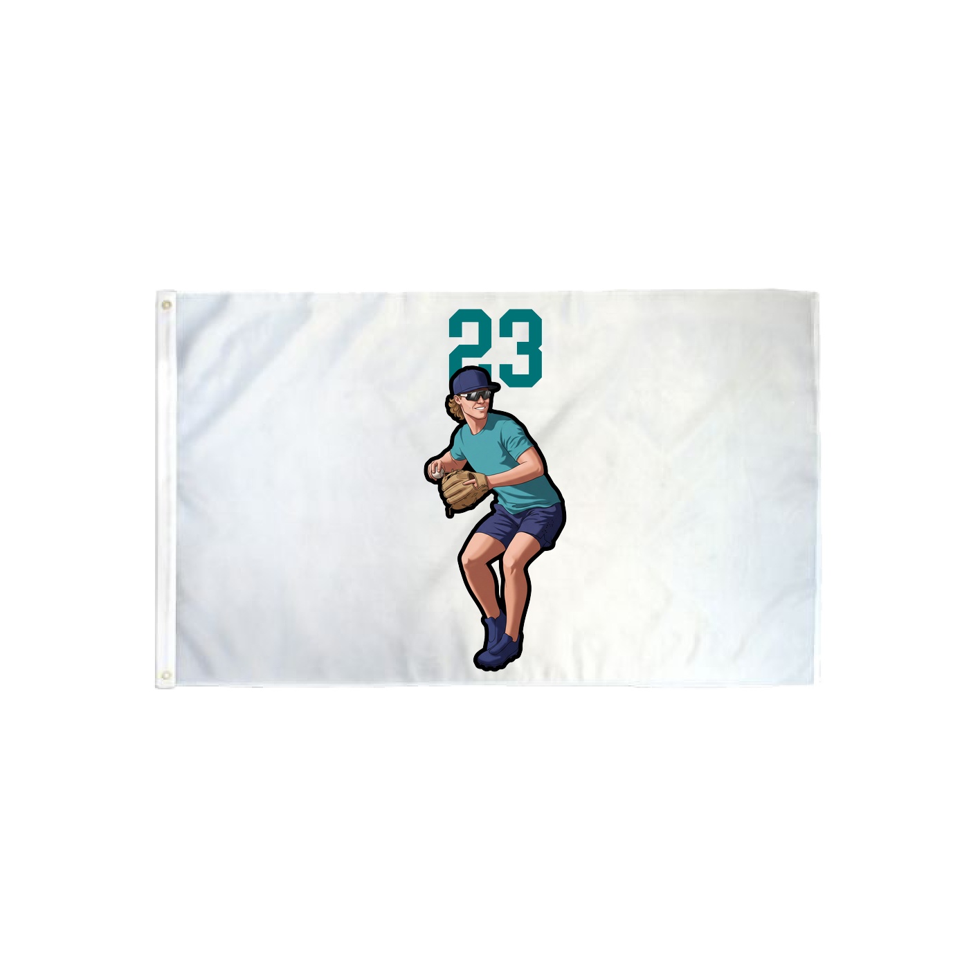 3x5 Flag — Number Top in Classic