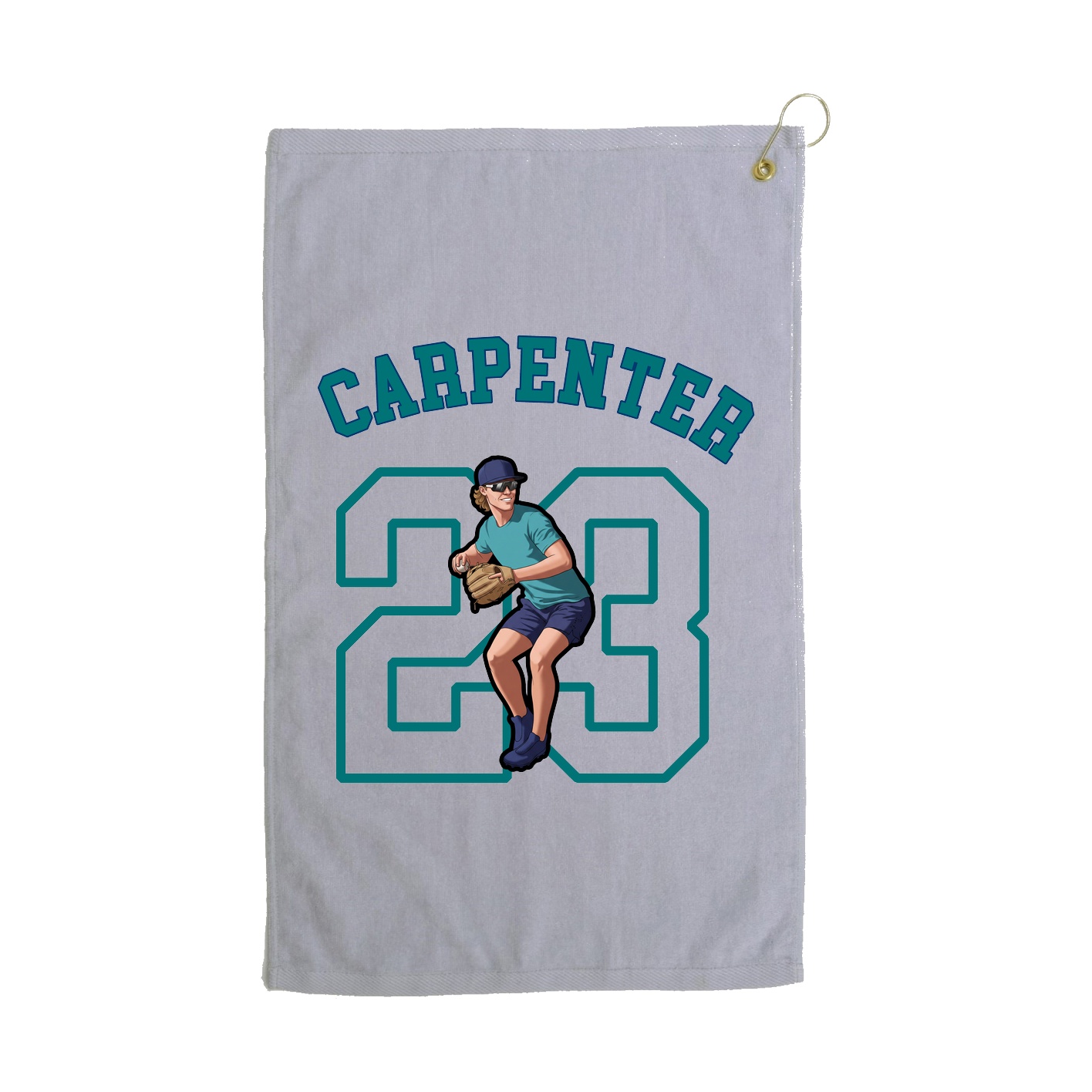 Golf Towel — Shirsey Arch in Grey