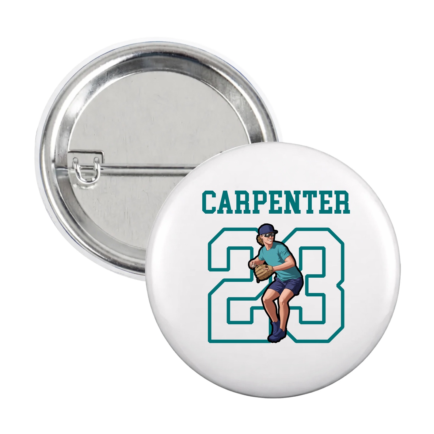 Game Day Button — Shirsey in White