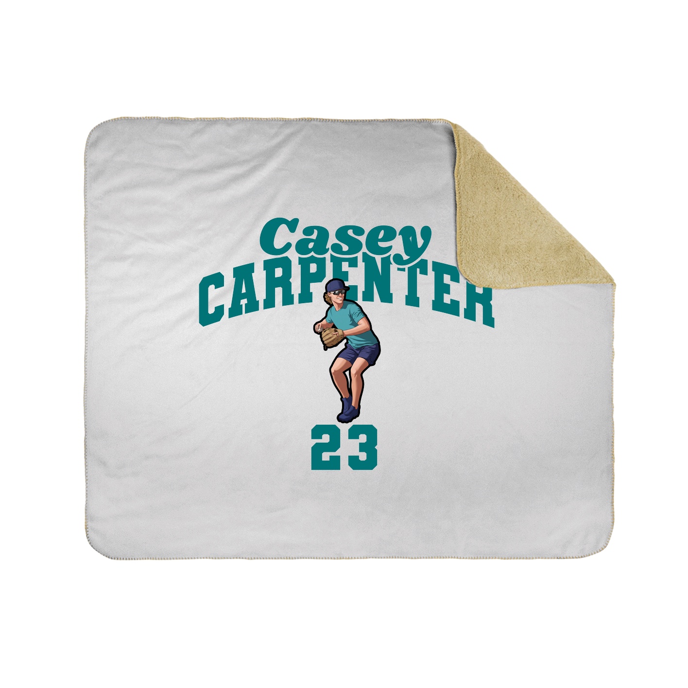 Throw Blanket — Signature Arch in White