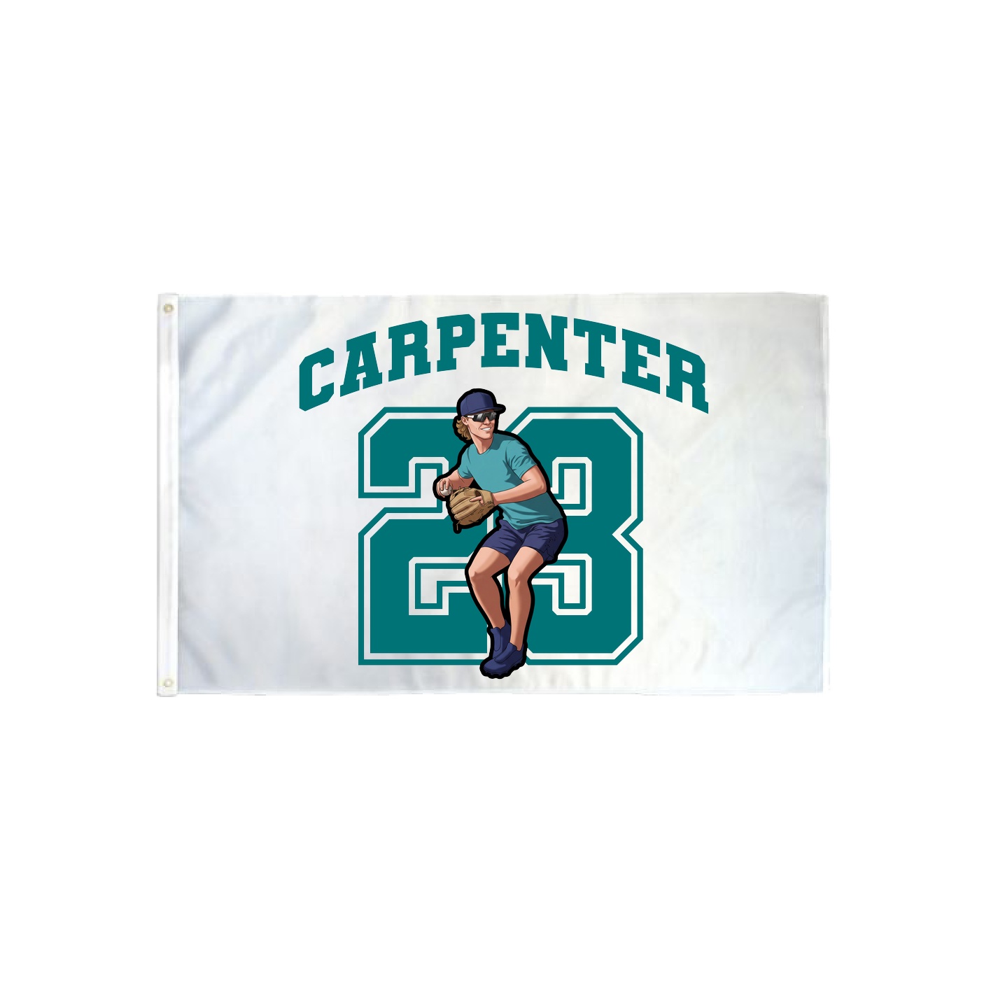 3x5 Flag — Number in Classic