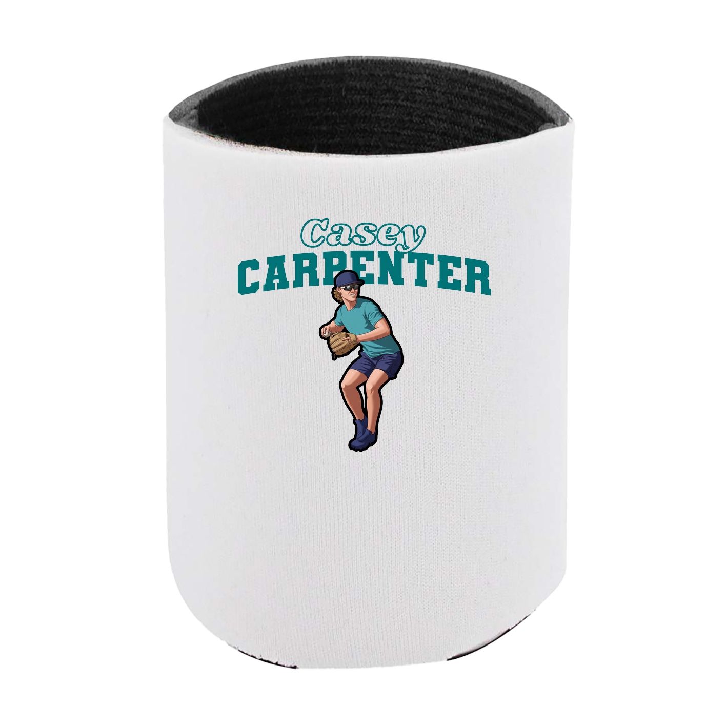Can Holder — Name Arch in White