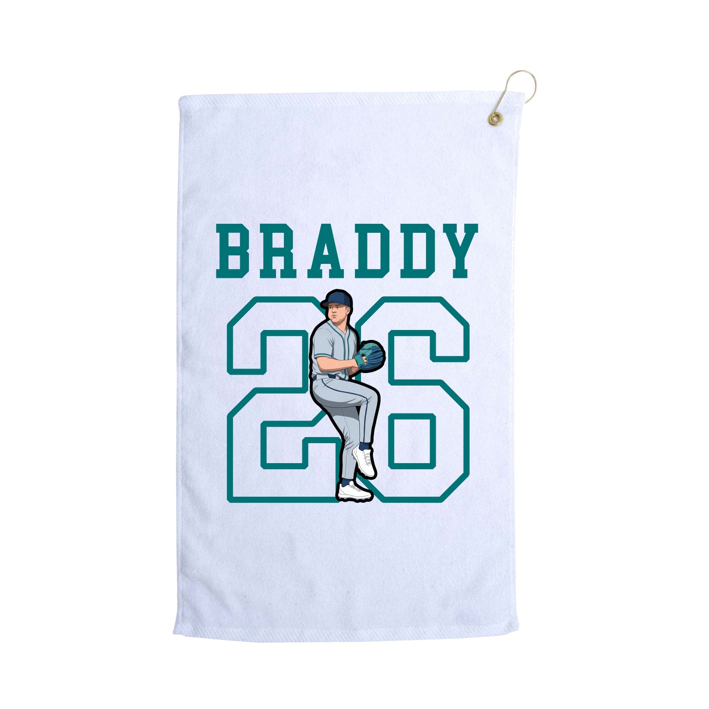 Golf Towel — Shirsey in White