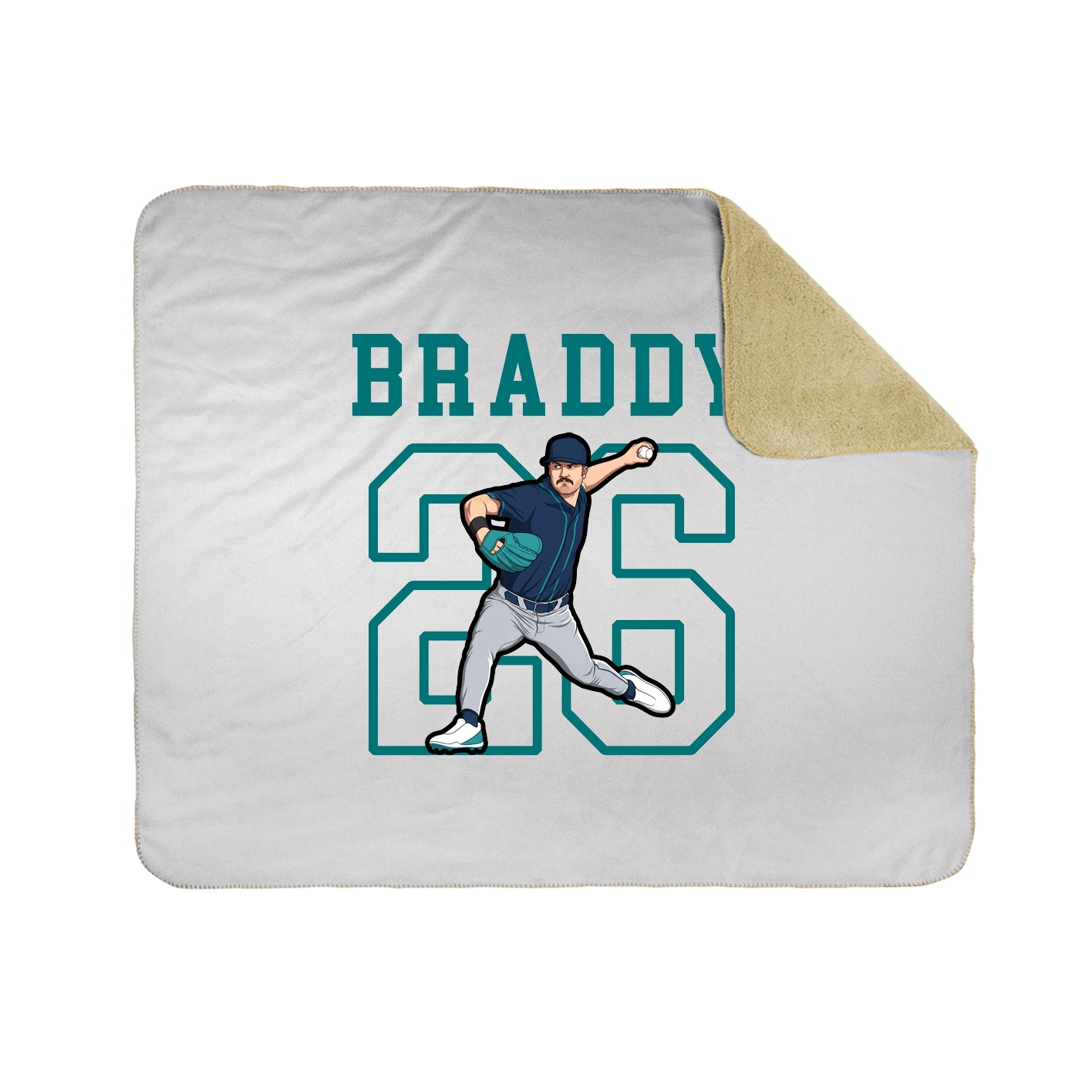 Throw Blanket — Shirsey in White