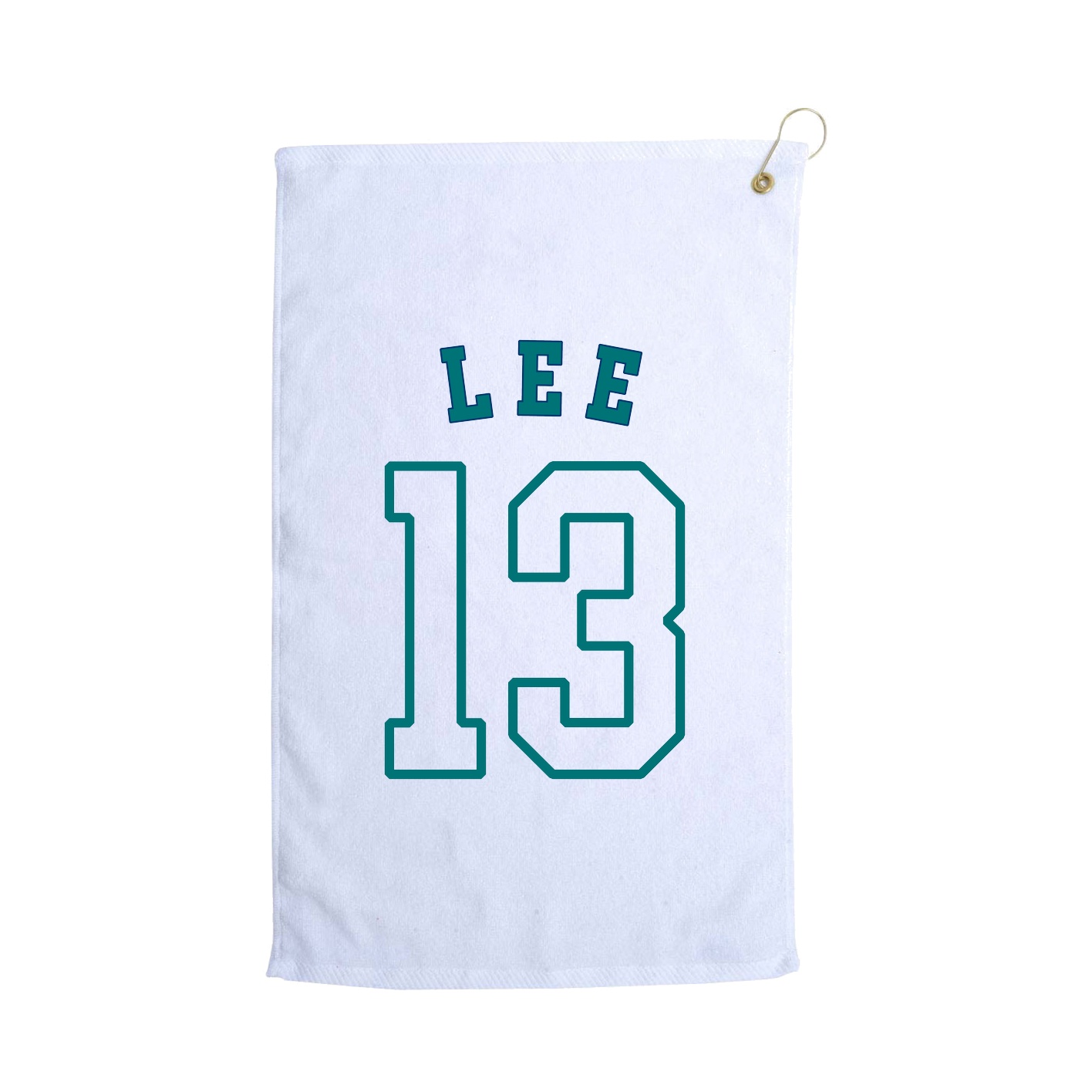 Golf Towel — Shirsey Arch in White