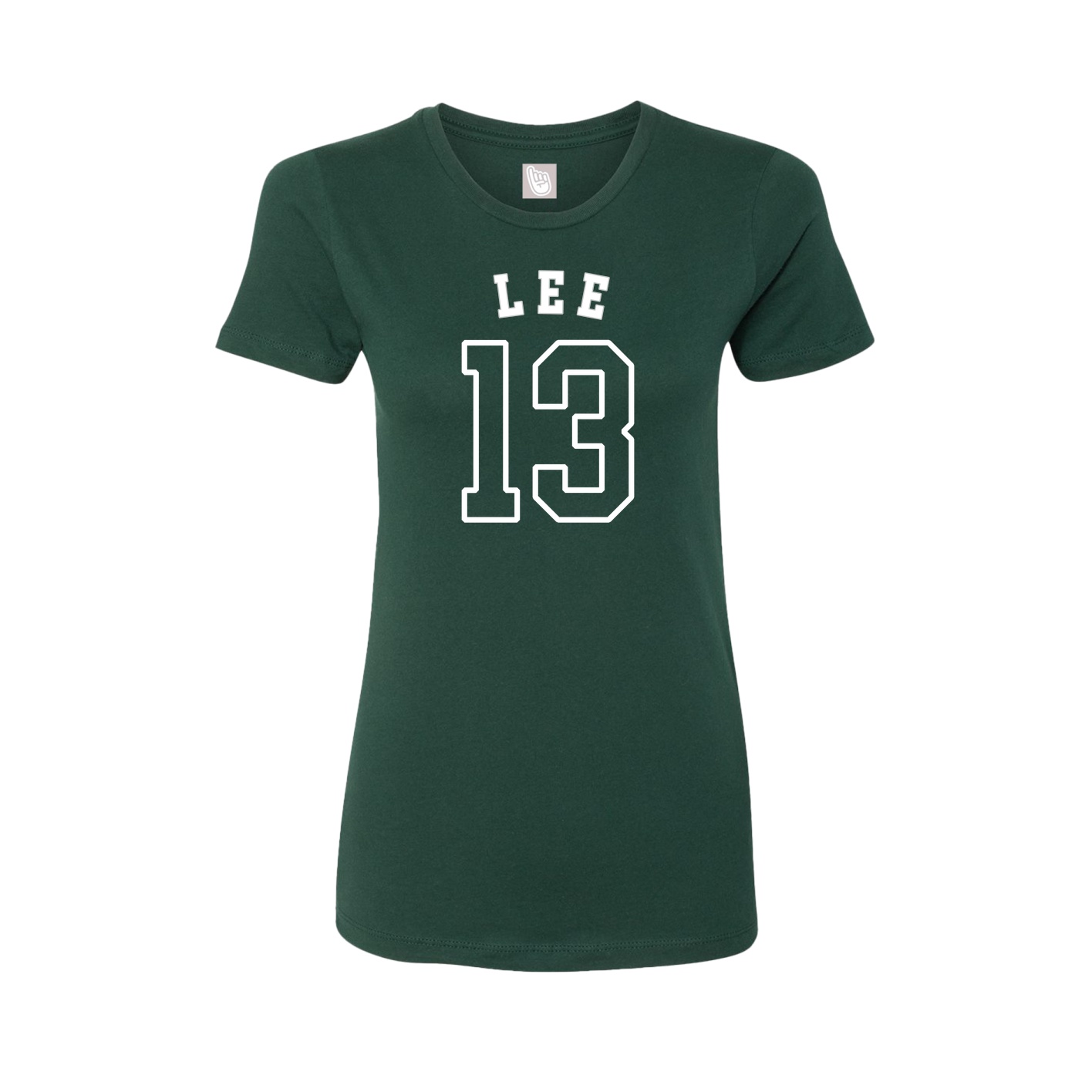 Fitted Women's Tee — Shirsey Arch in Green