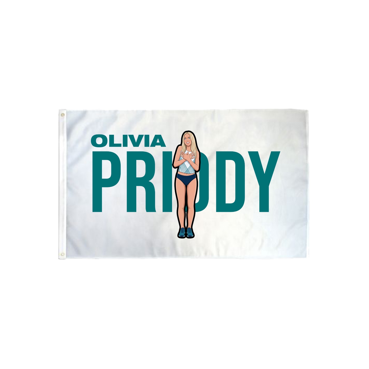 3x5 Flag — Player Name in Classic