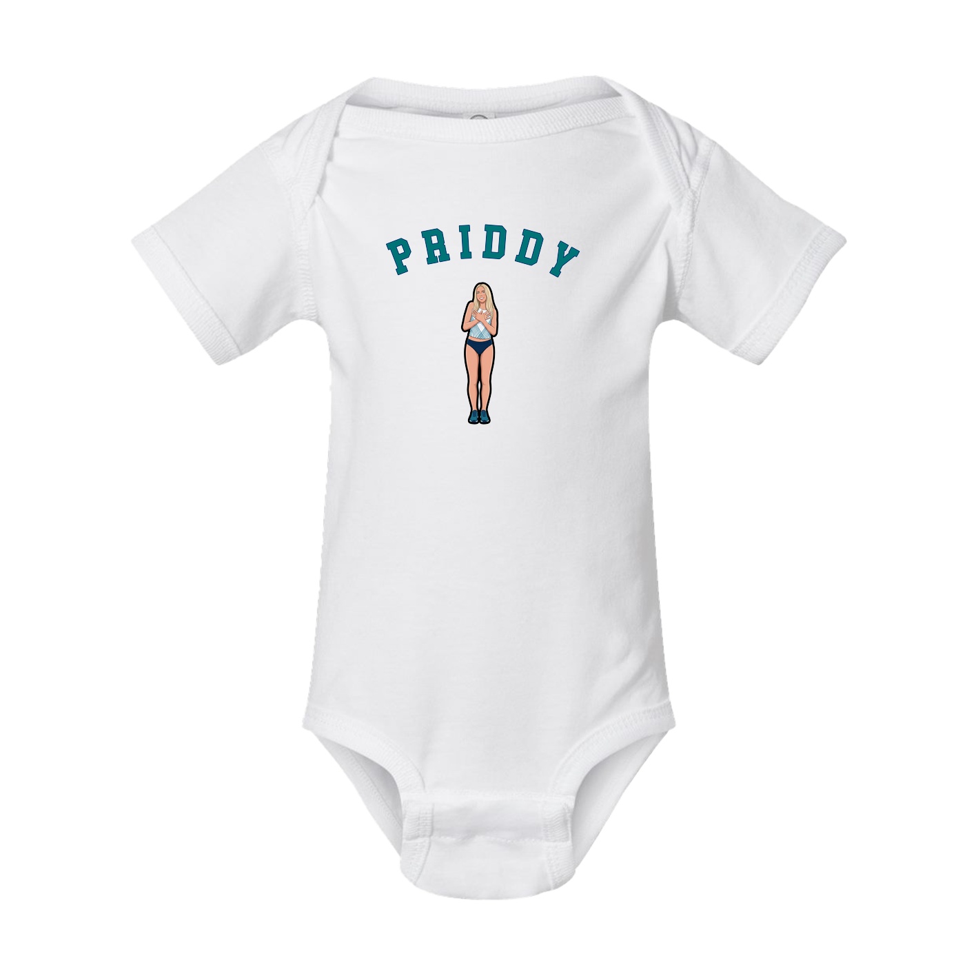 Baby Onesie — Shirsey Arch in White