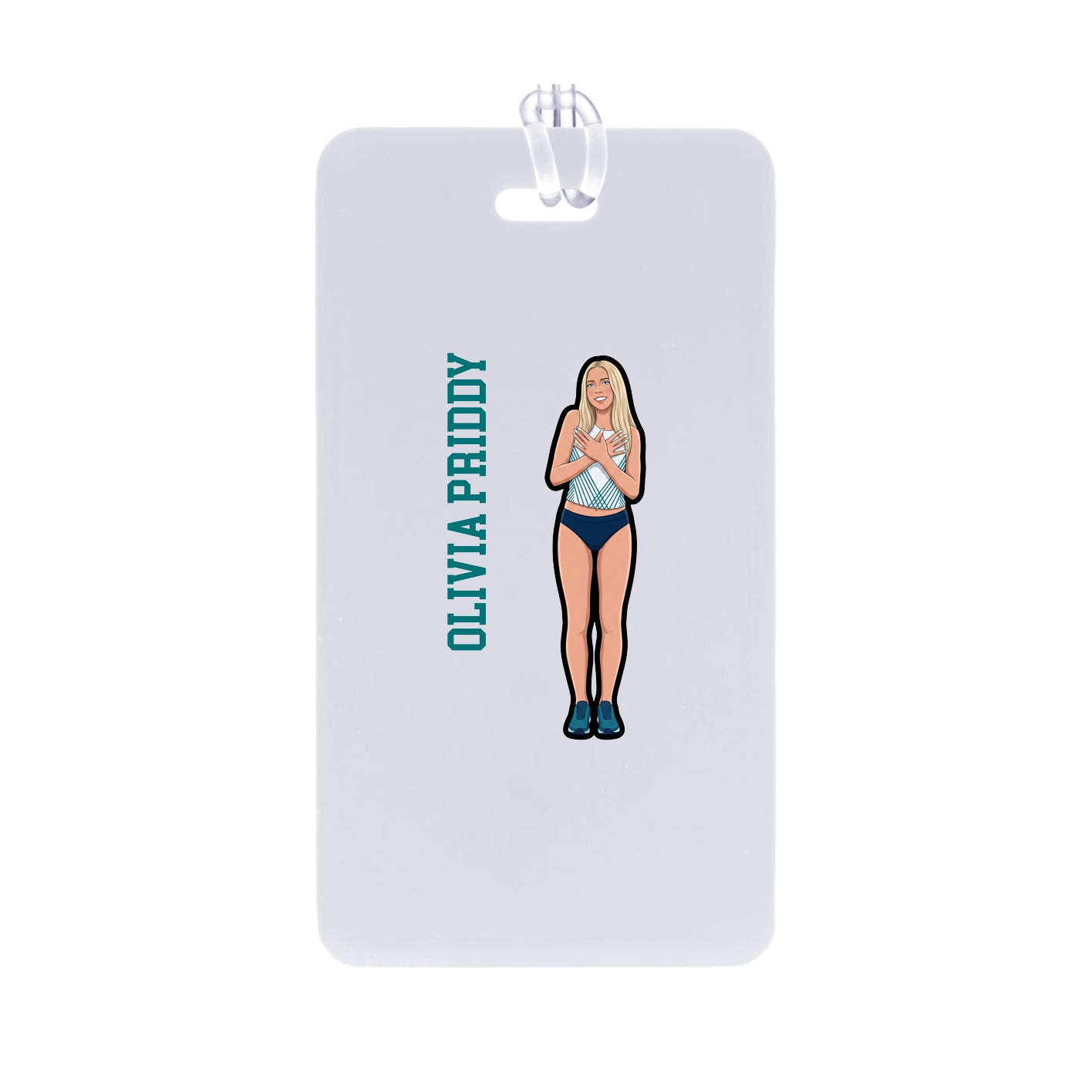 Bag Tag — Name Vertical in Classic