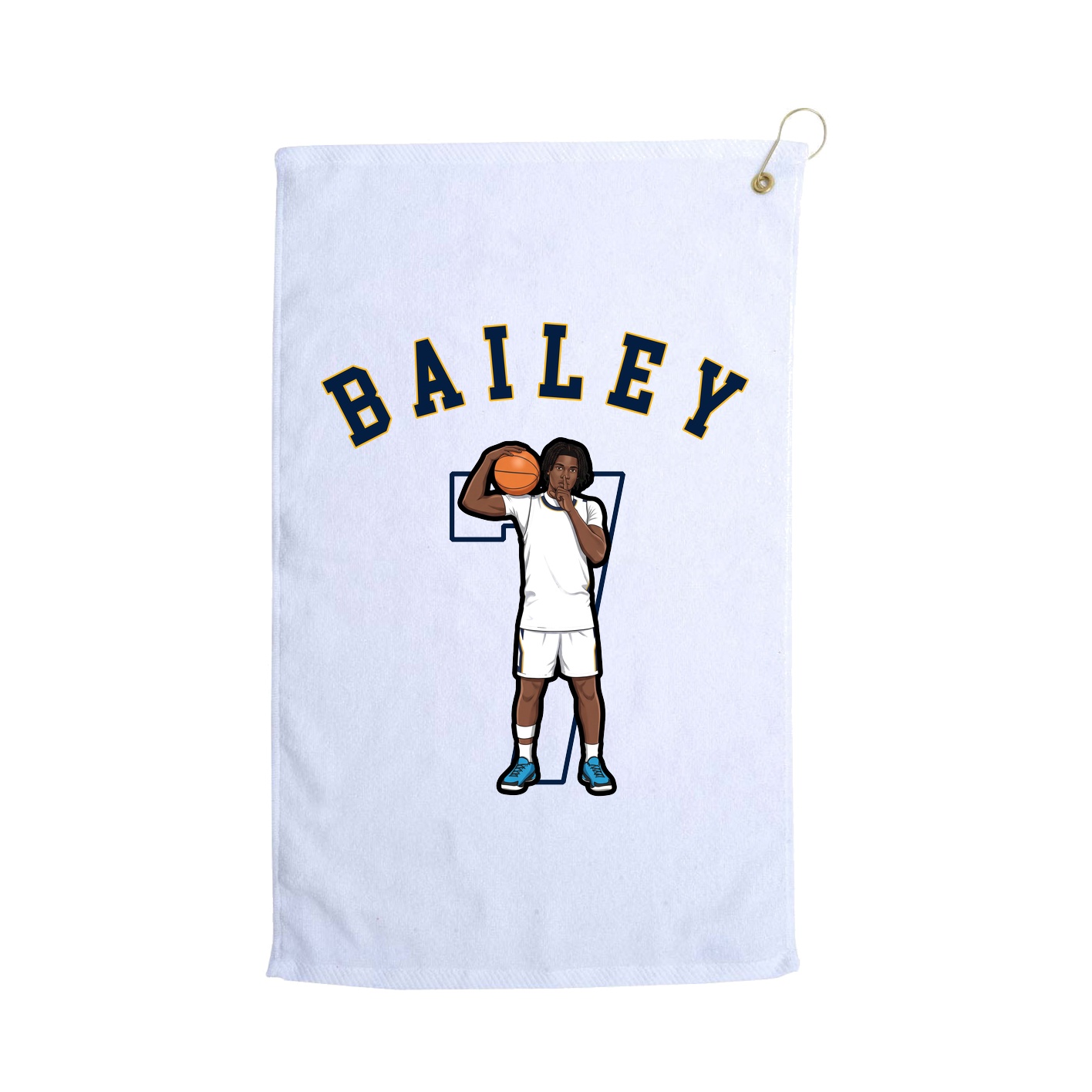 Golf Towel — Shirsey Arch in White