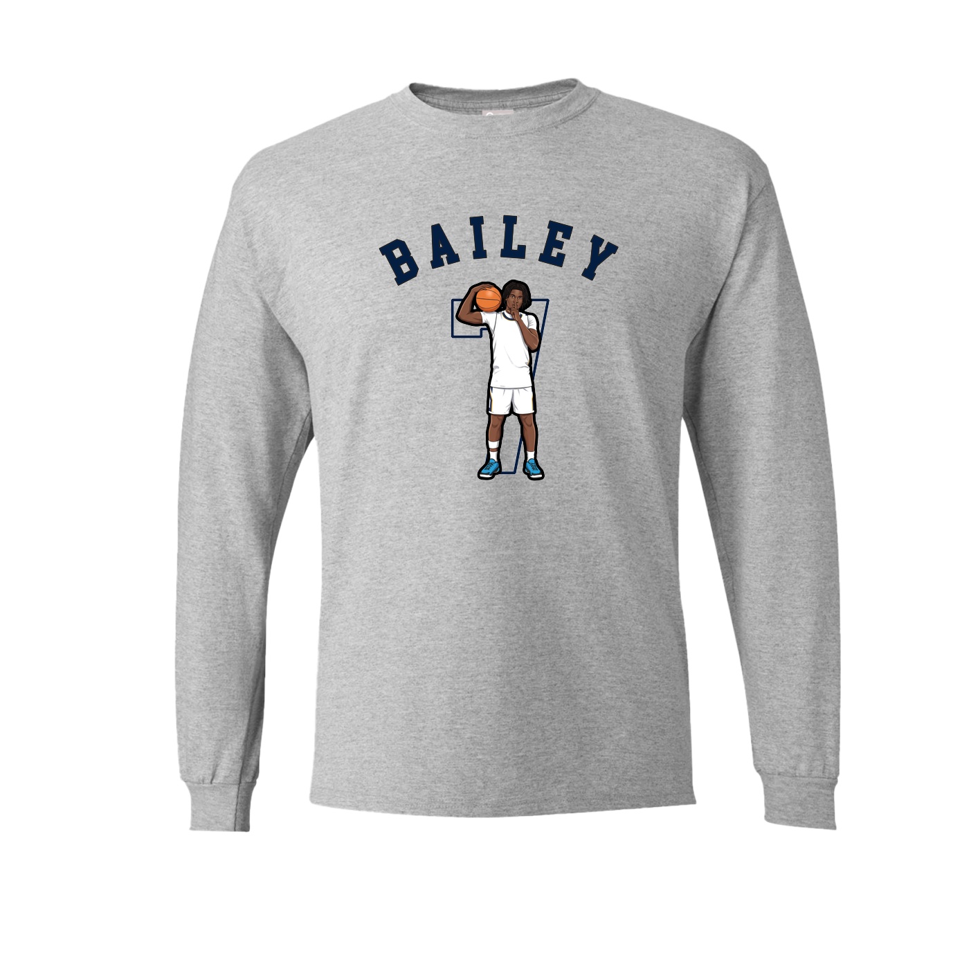 Long Sleeve Tee — Shirsey Arch in Grey