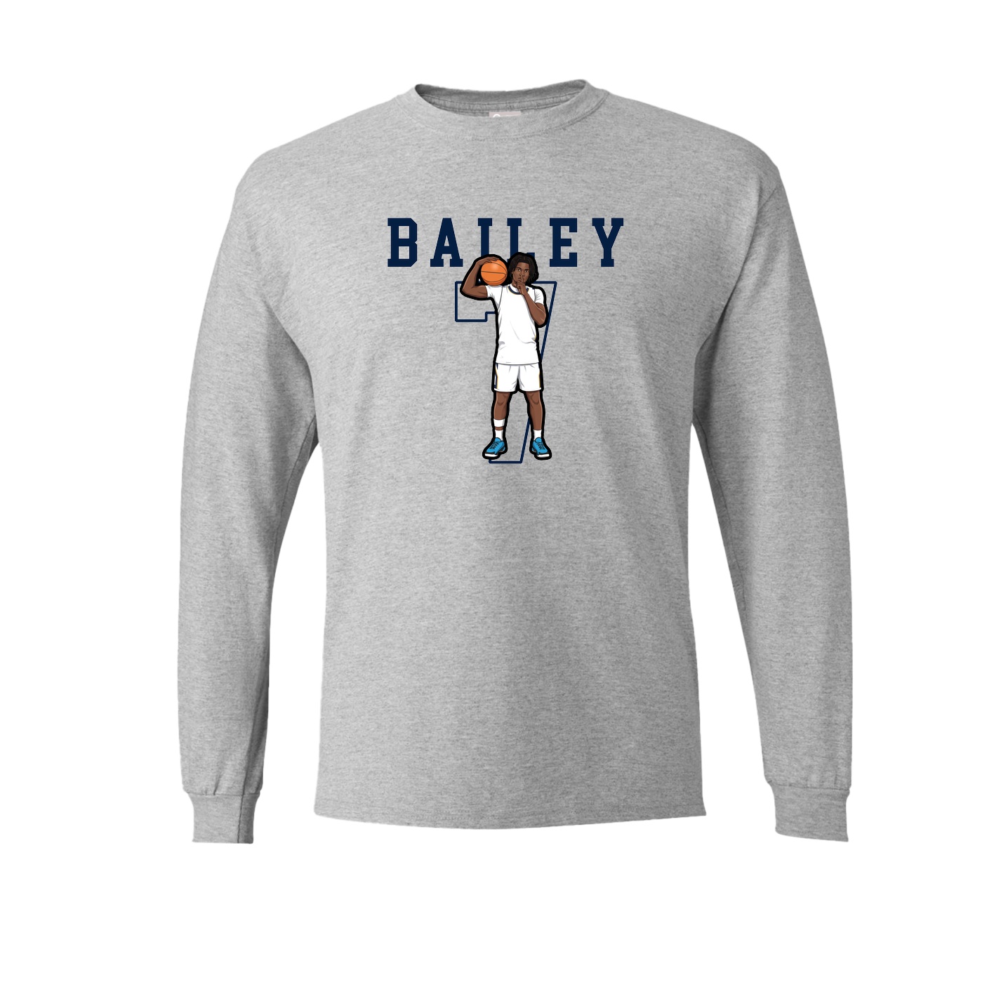 Long Sleeve Tee — Shirsey in Grey