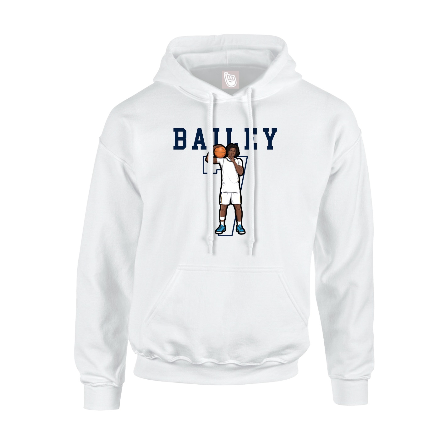 Youth Hoodie — Shirsey in White