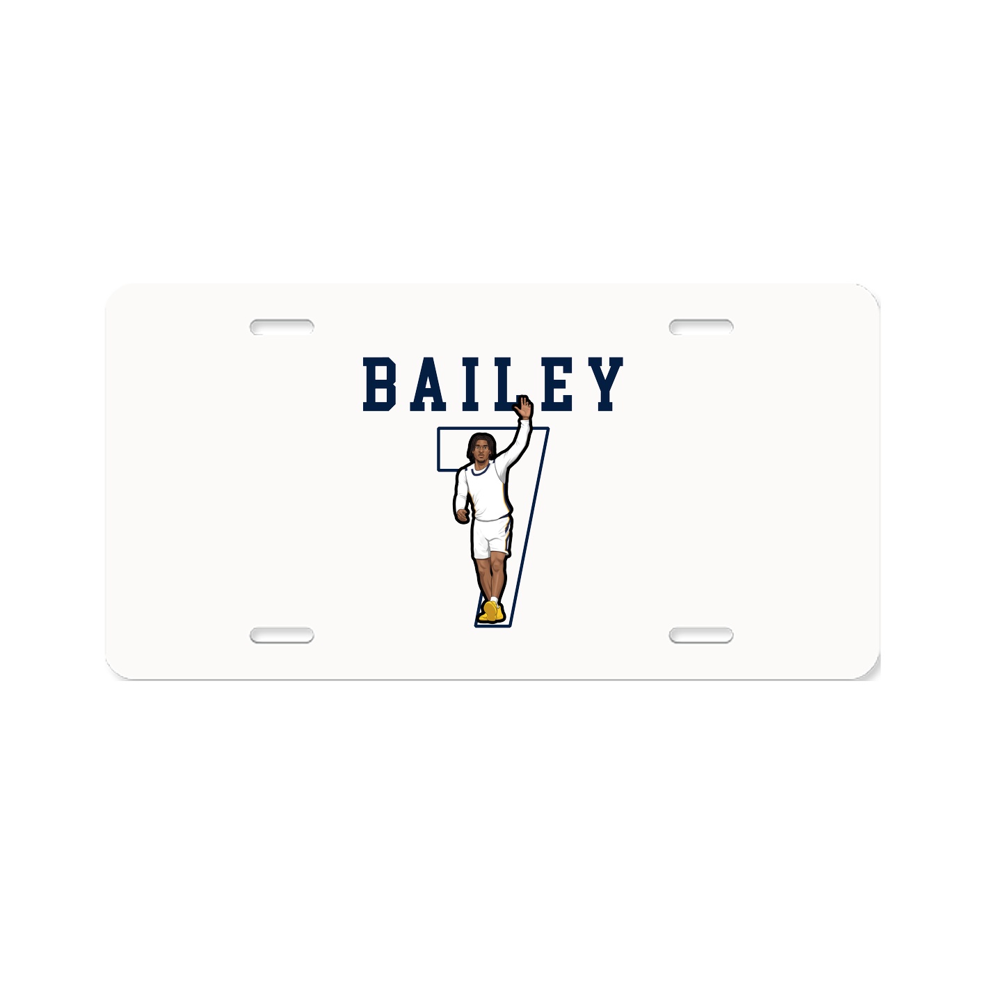License Plate — Shirsey in Classic