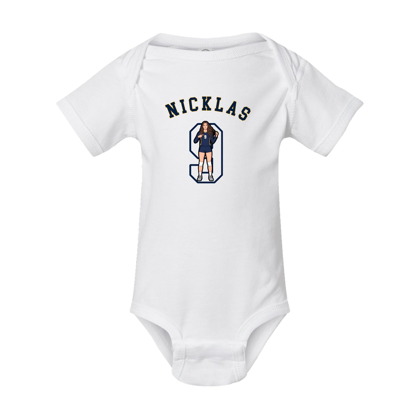Baby Onesie — Shirsey Arch in White