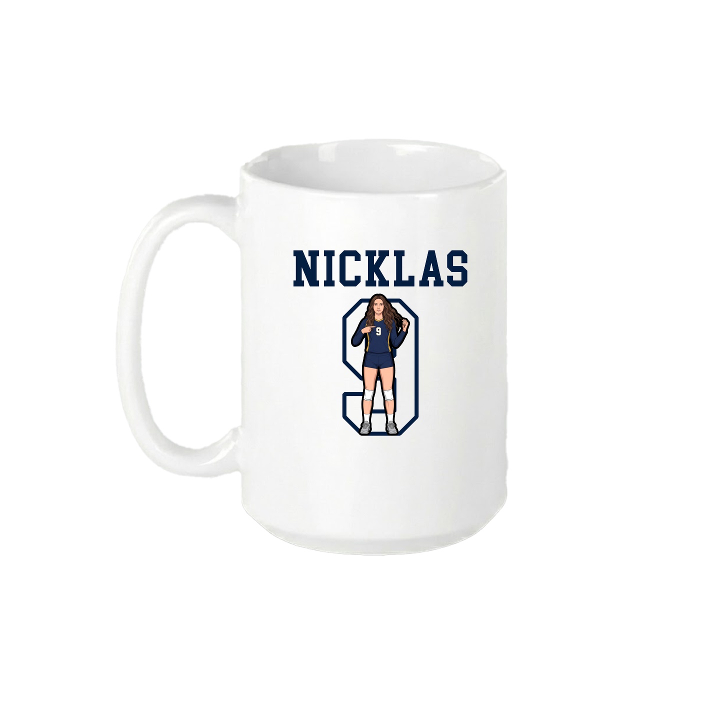 15oz Coffee Mug — Shirsey in White